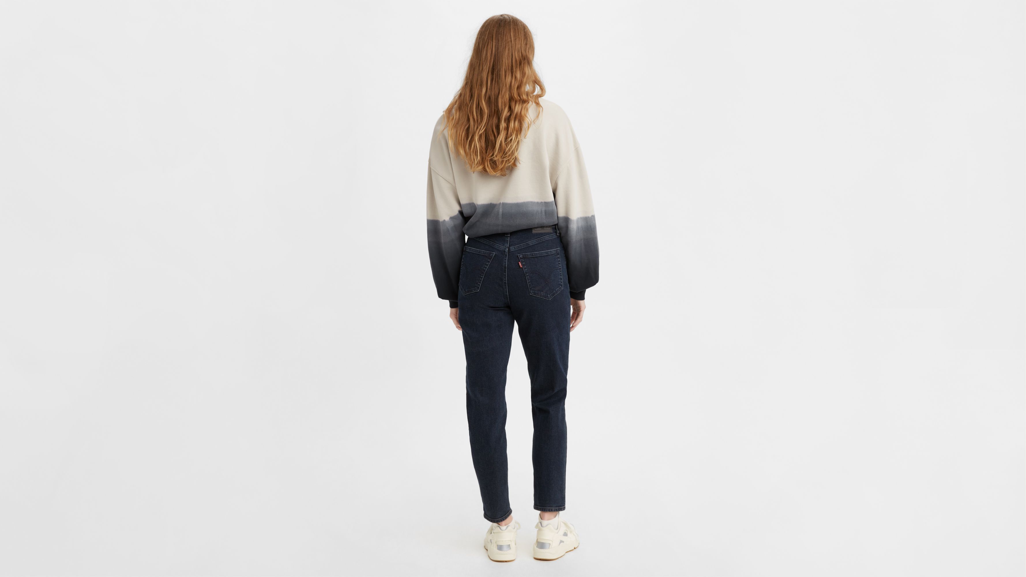 High-Waisted Taper Fit Women's Jeans 2