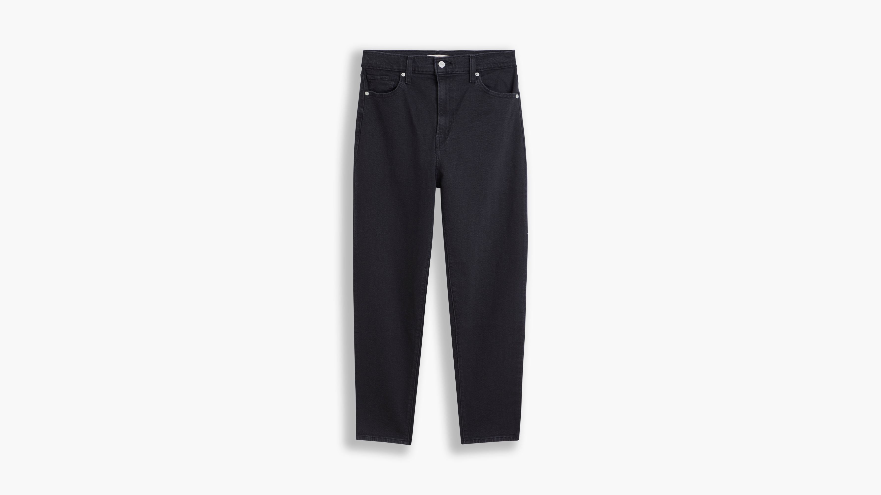 levi black mom jeans