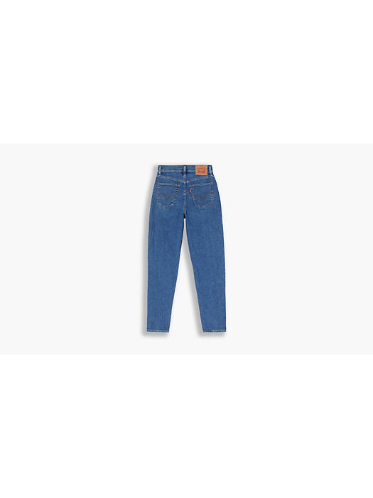 High Waisted Tapered Mom Jeans - Blue | Levi's® SI