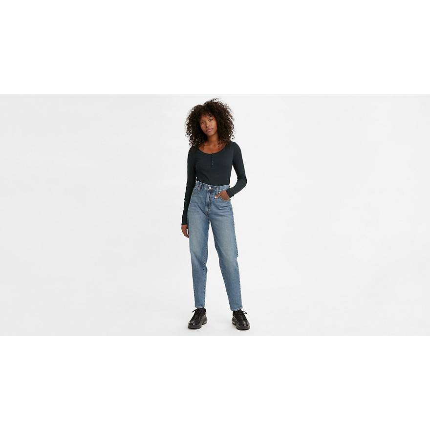 High Waisted Mom Women's Jeans - Dark Wash | Levi's® US