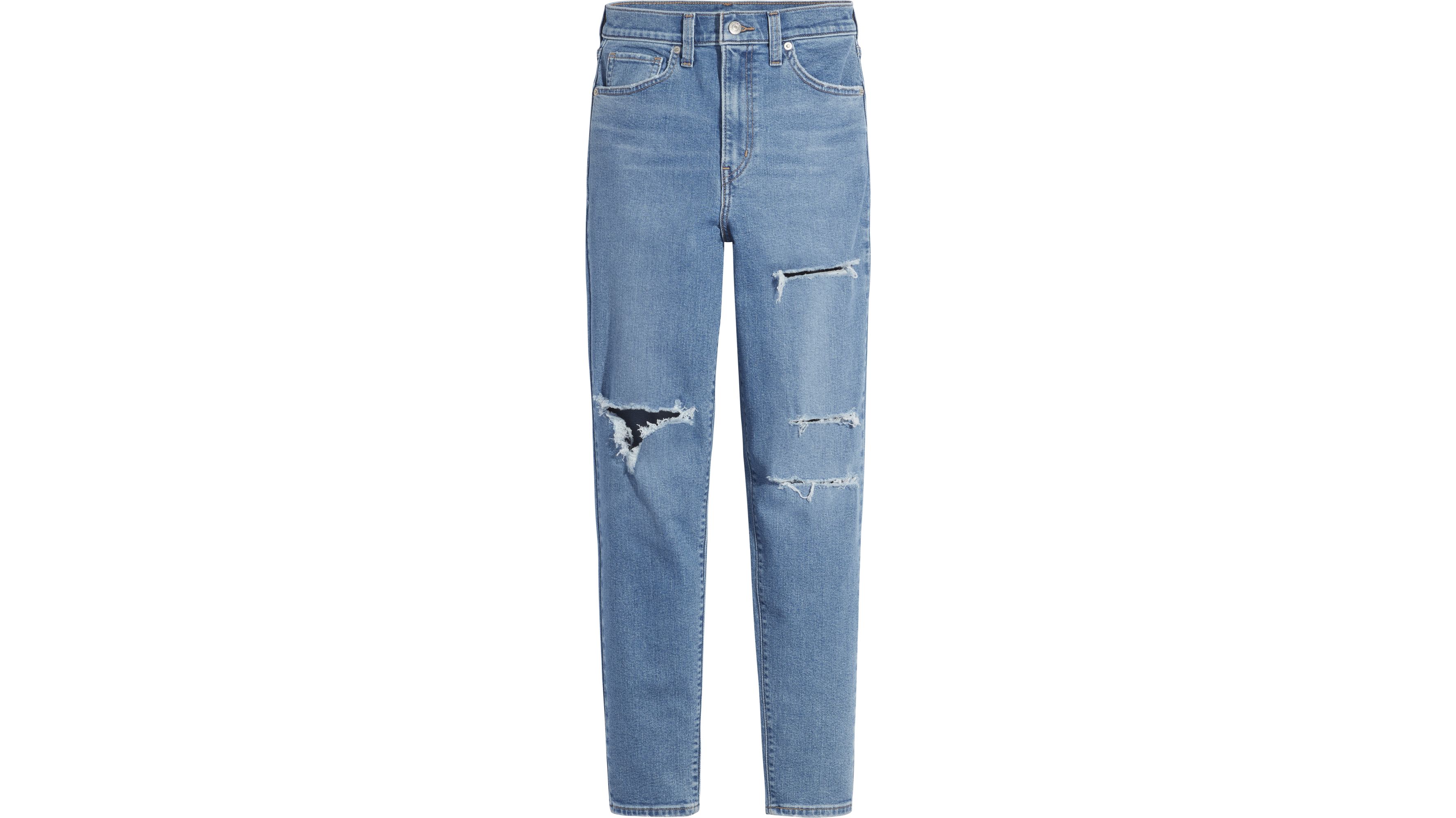 RE\/DONE Originals Hoge taille jeans blauw casual uitstraling Mode Spijkerbroeken Hoge taille jeans RE/DONE Originals 
