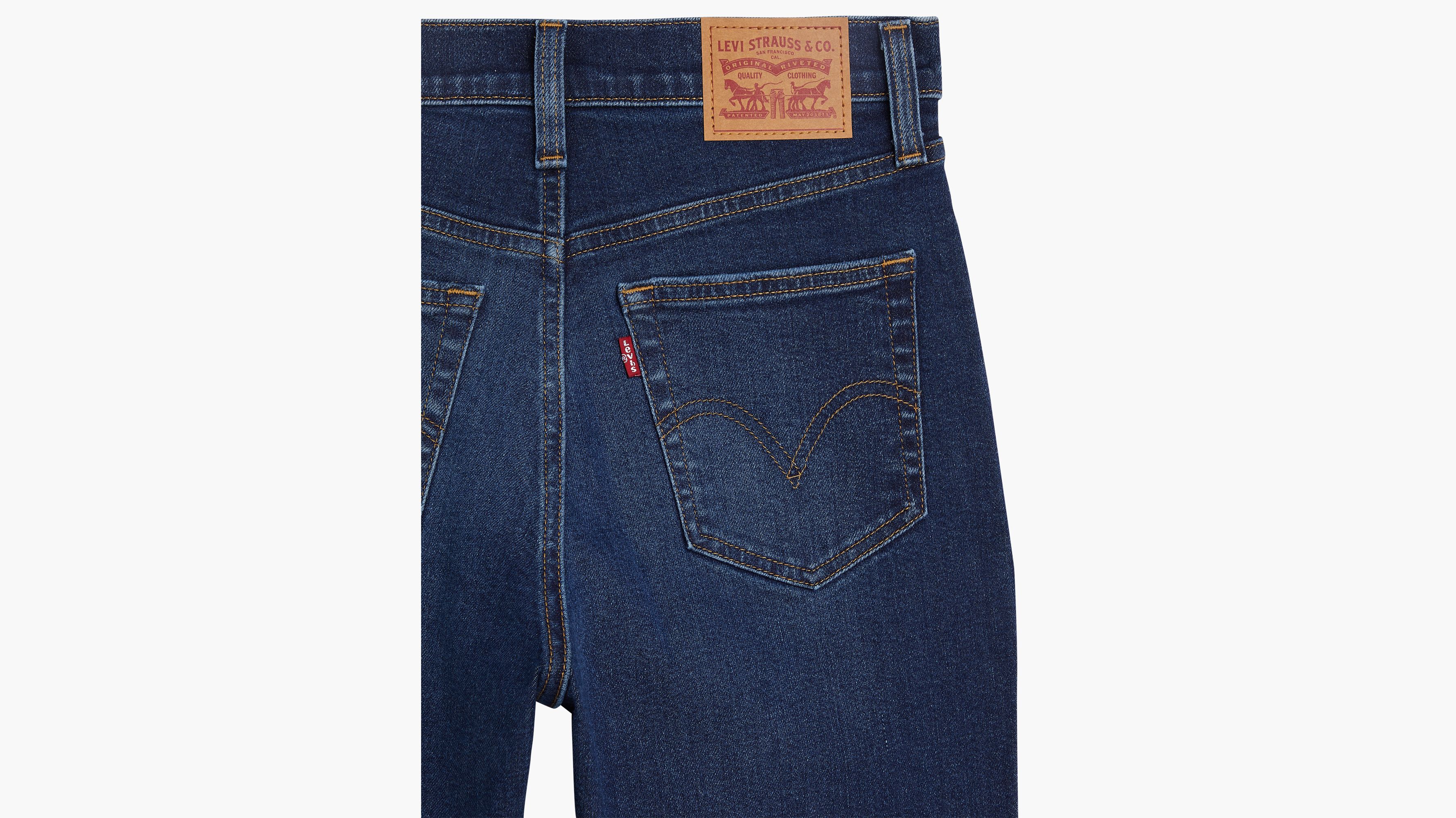 High Waisted Mom Jeans - Blue