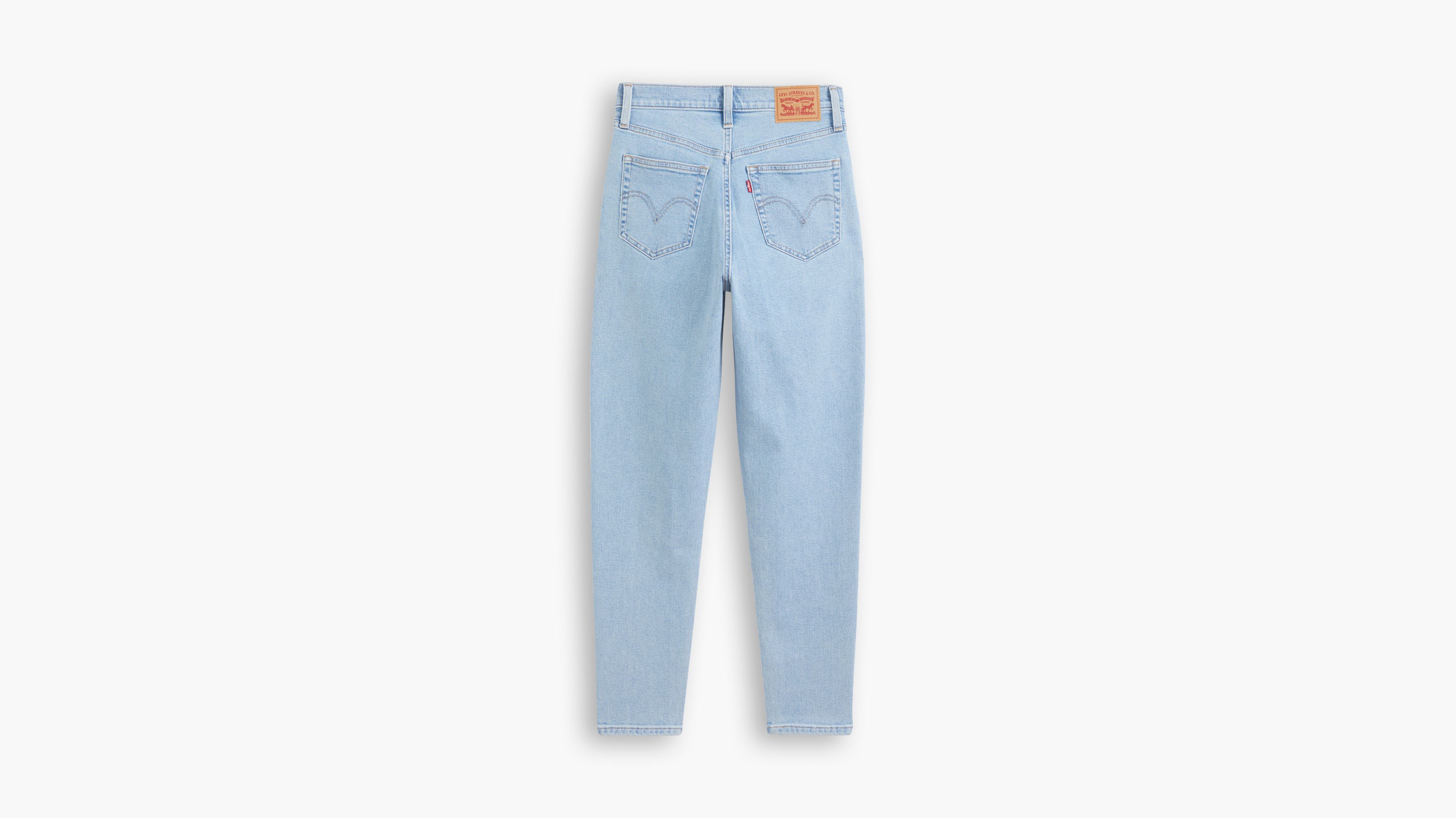 Levi's® HIGH WAISTED MOM - Jeans Tapered Fit - ocean/light-blue