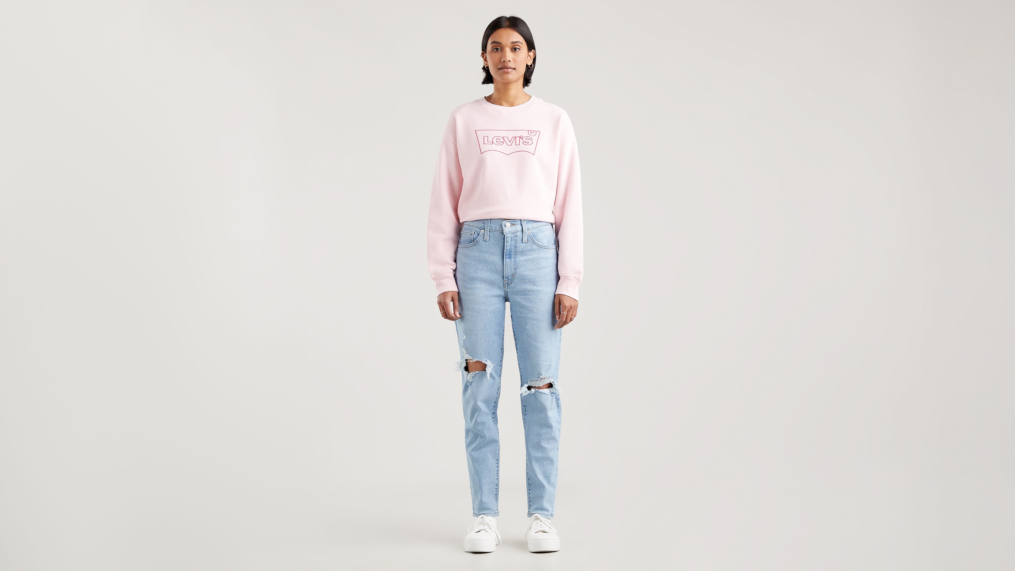 High-Waisted Mom Jeans 1