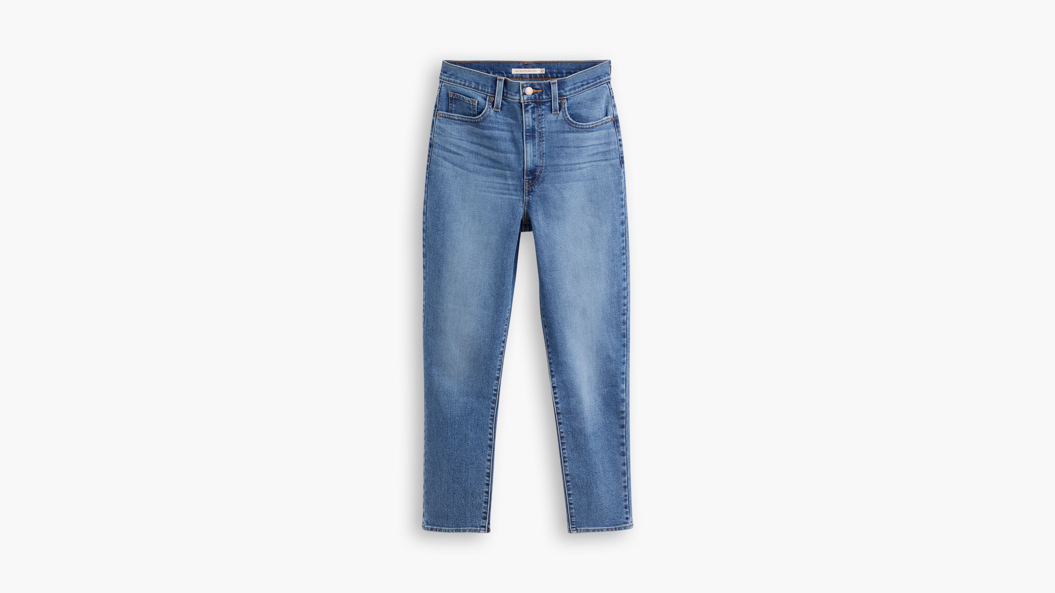 LEVI'S ® Tapered Calças de ganga 'High Waisted Mom Jean' em Azul