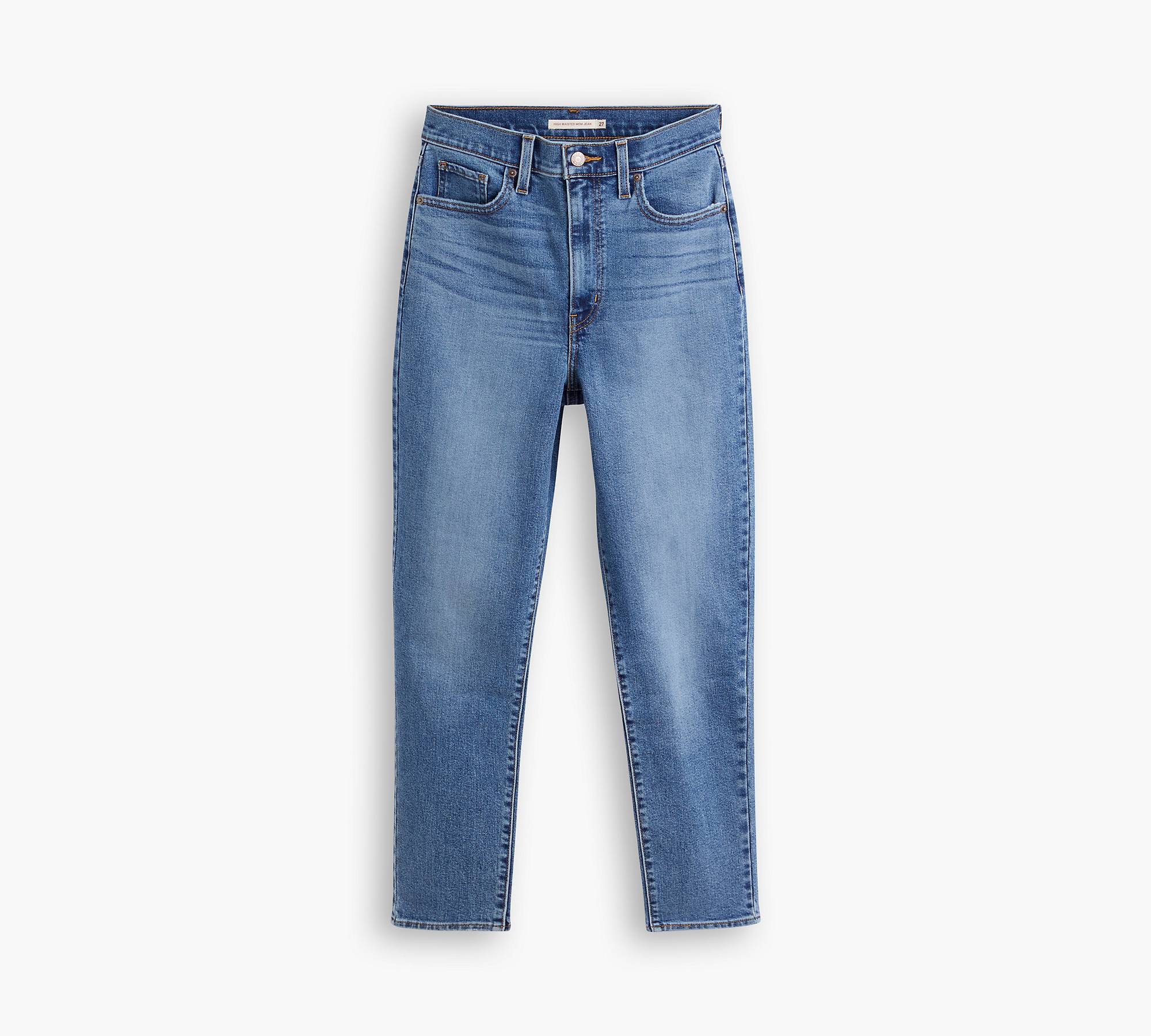 High Waisted Mom Jeans - Blue | Levi's® GR