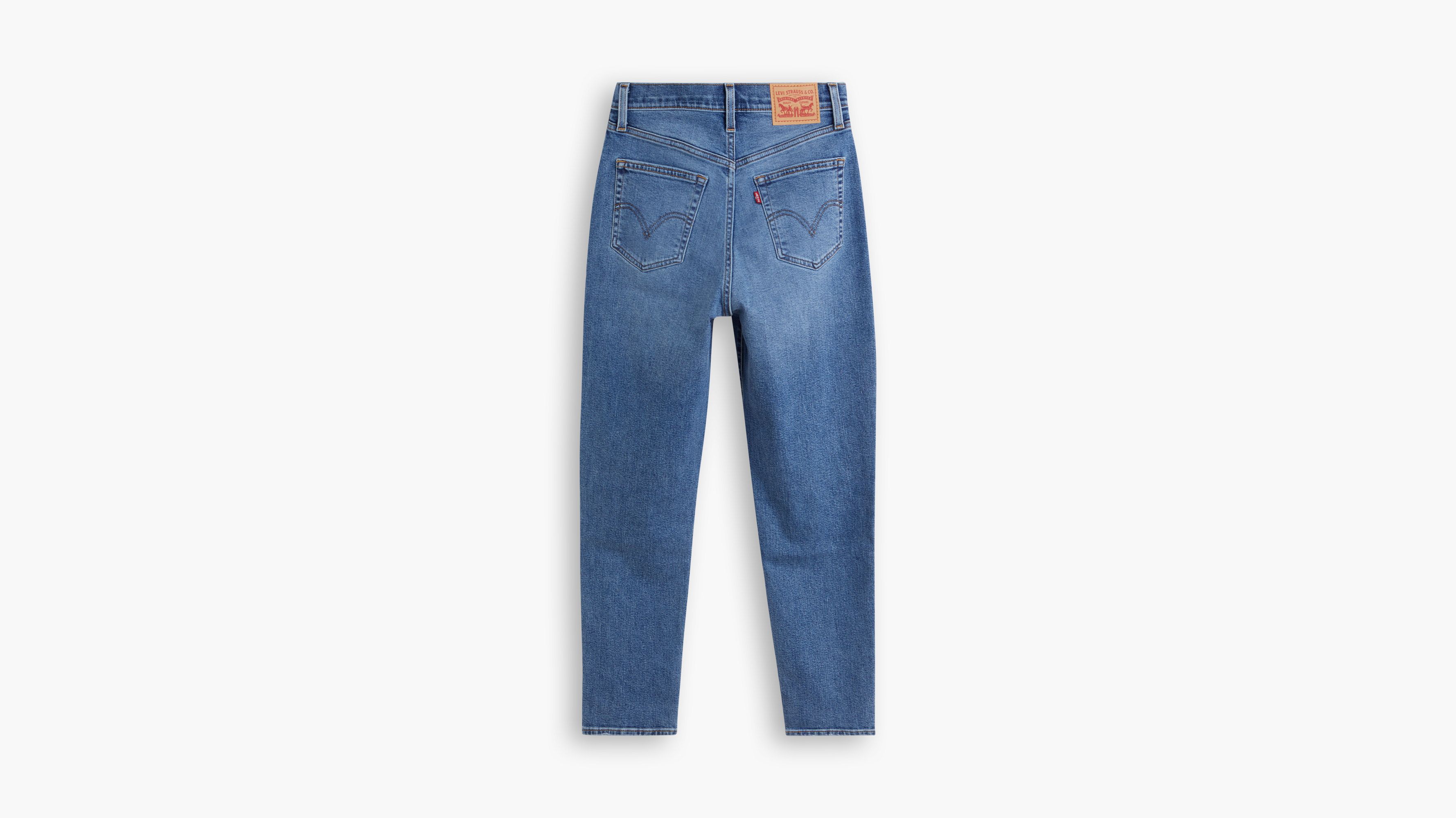 3x1 Hoge taille jeans blauw casual uitstraling Mode Spijkerbroeken Hoge taille jeans 