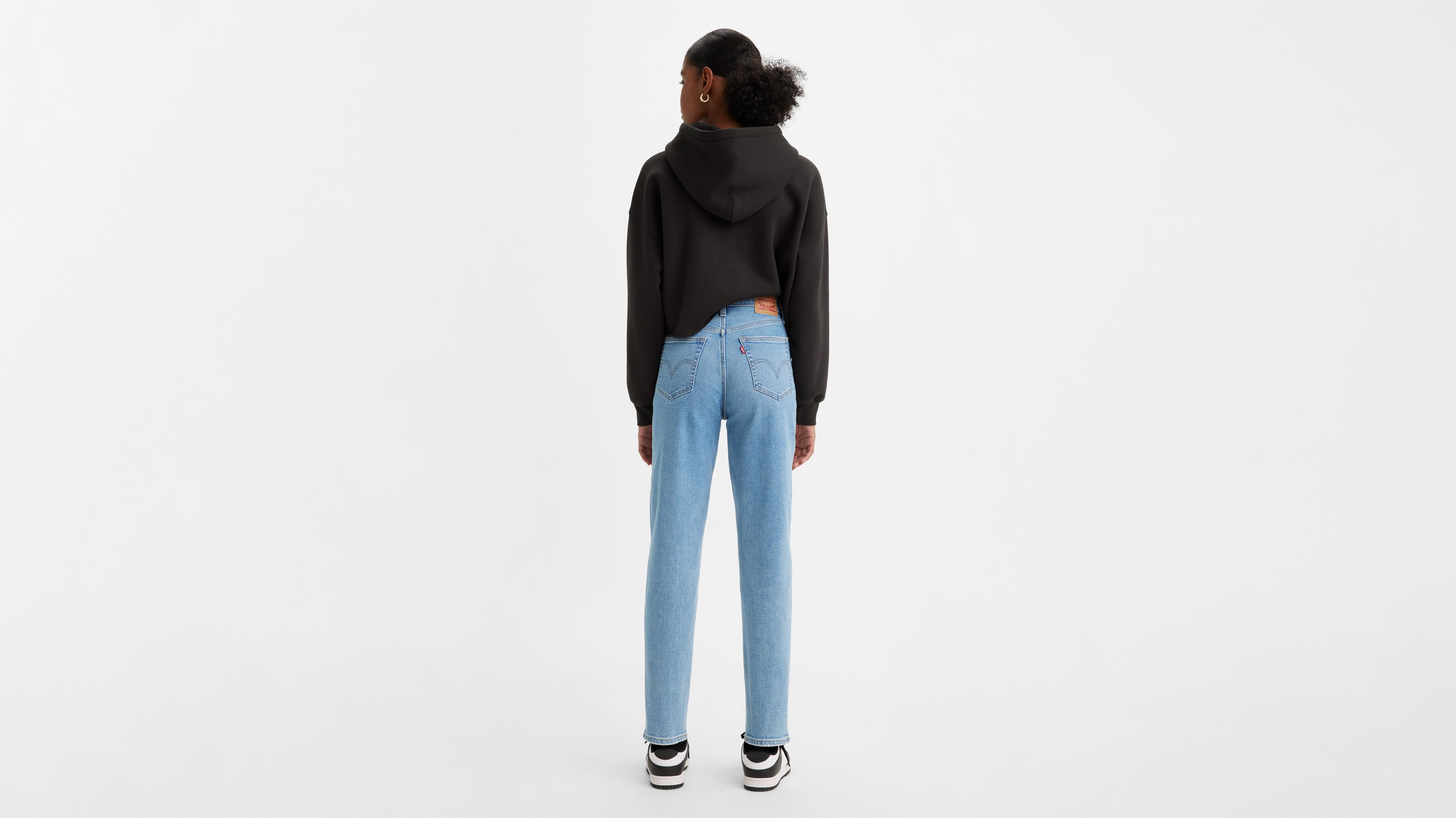 Levi's High Waisted Mom Jeans - Winter Cloud – Eclectic House