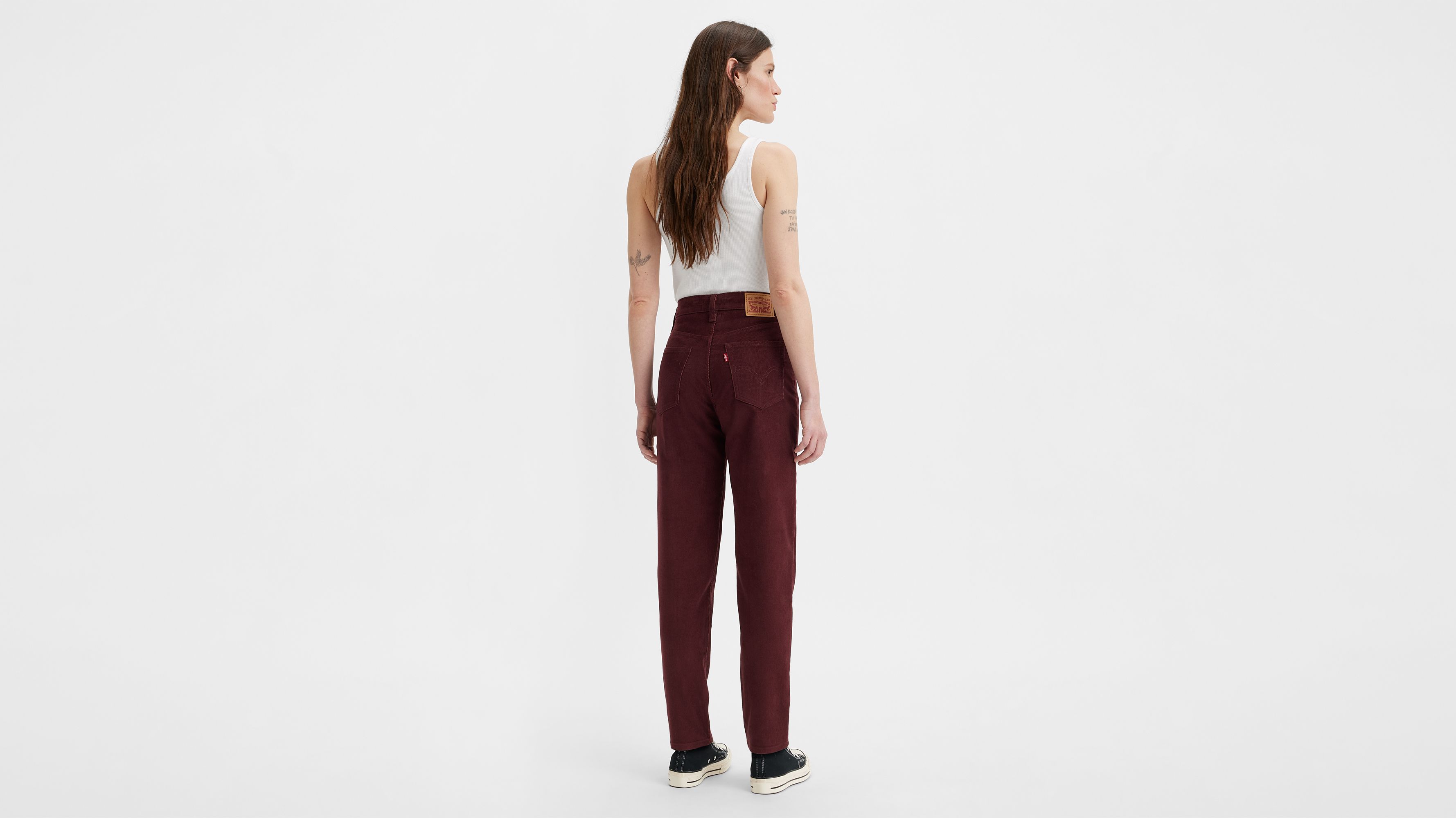 High Waisted Mom Jeans - Brown | Levi's® BE