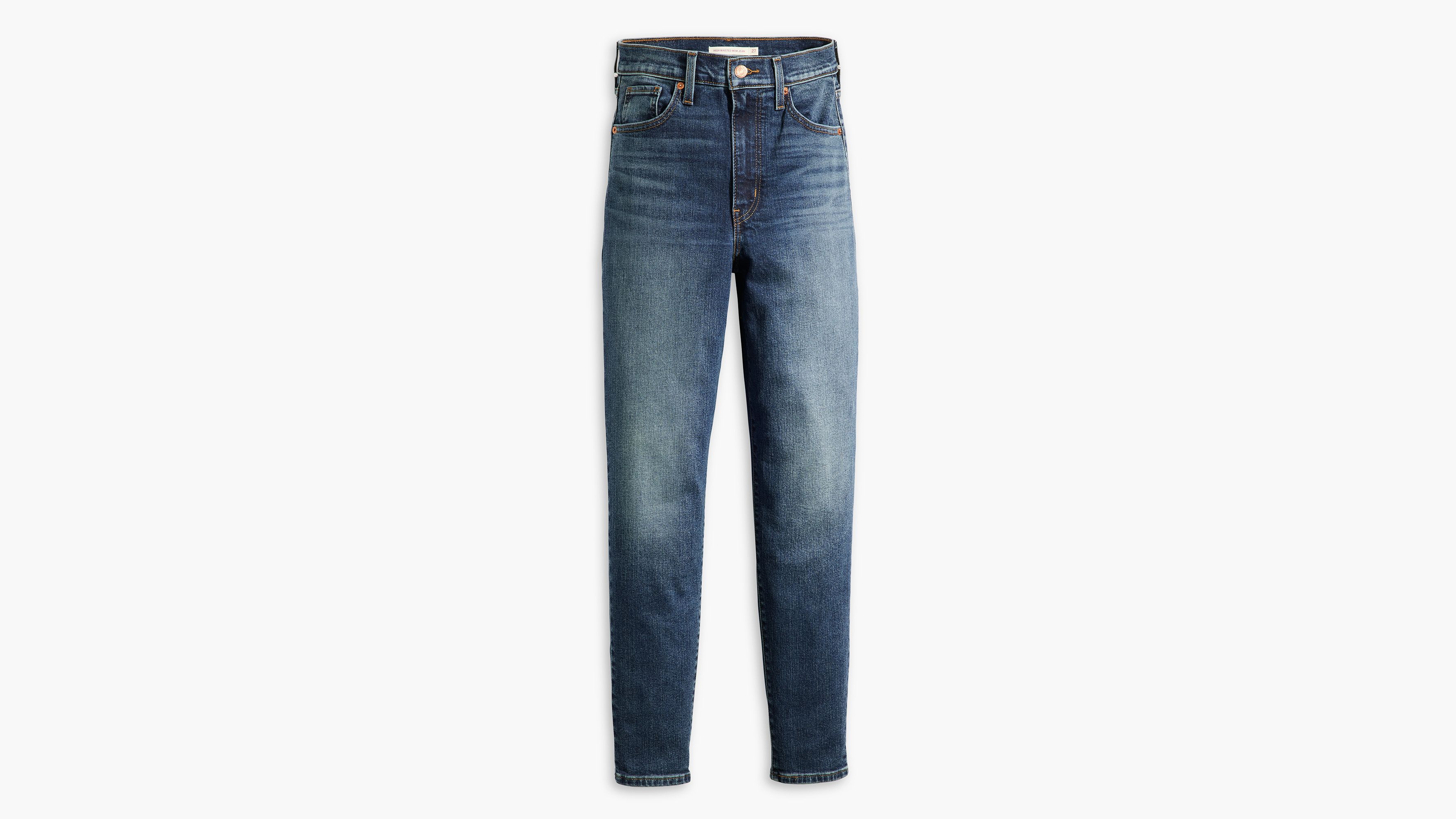 High-waisted Mom Jeans - Blau | Levi