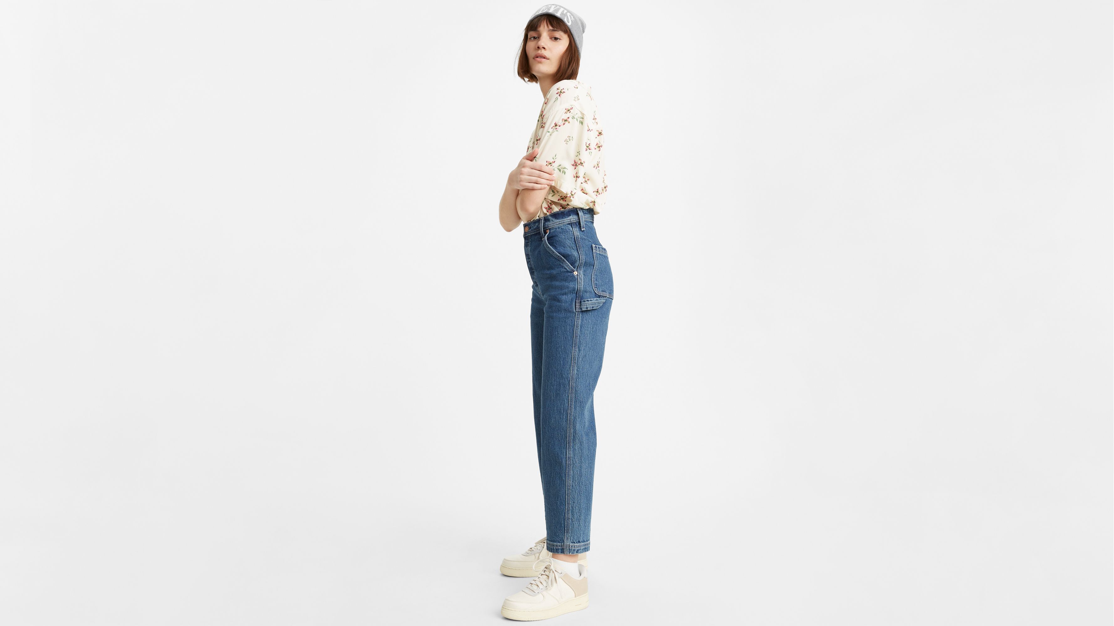 levi's premium ribcage straight ankle