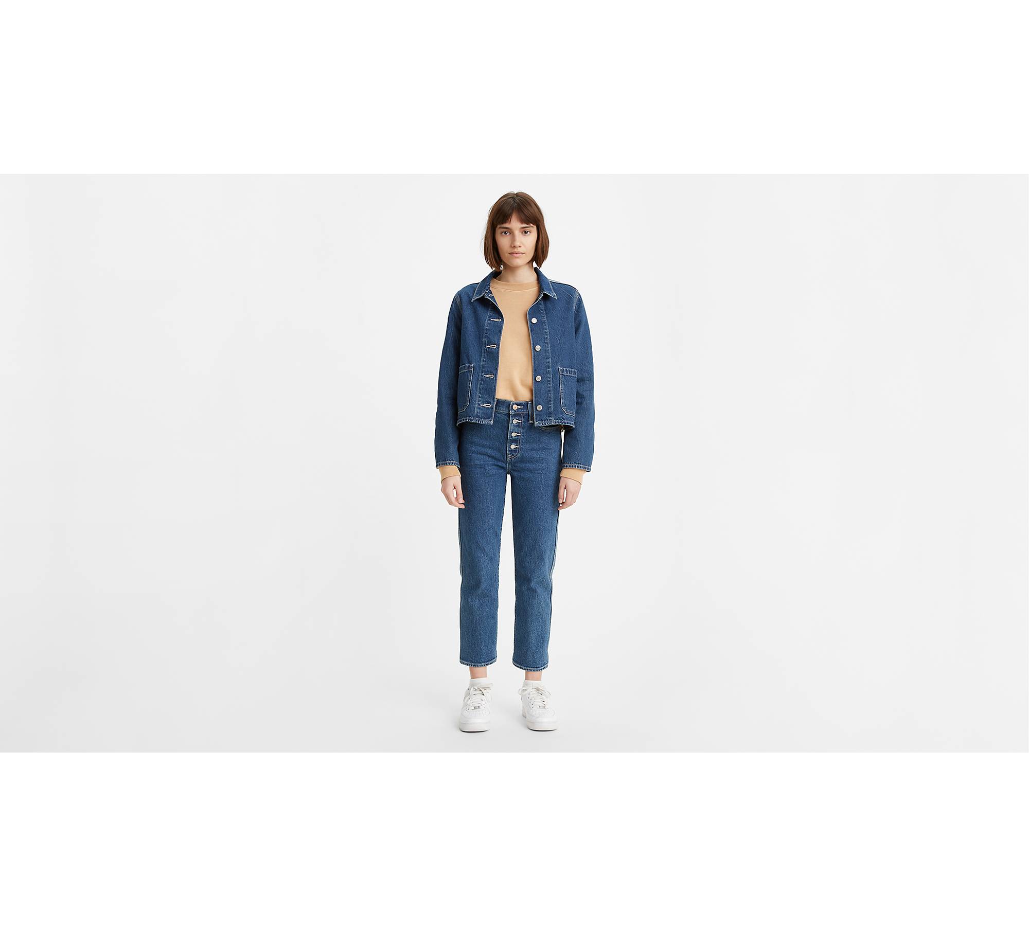 Wedgie Fit Straight Utility Women's Jeans - Medium Wash | Levi's® US