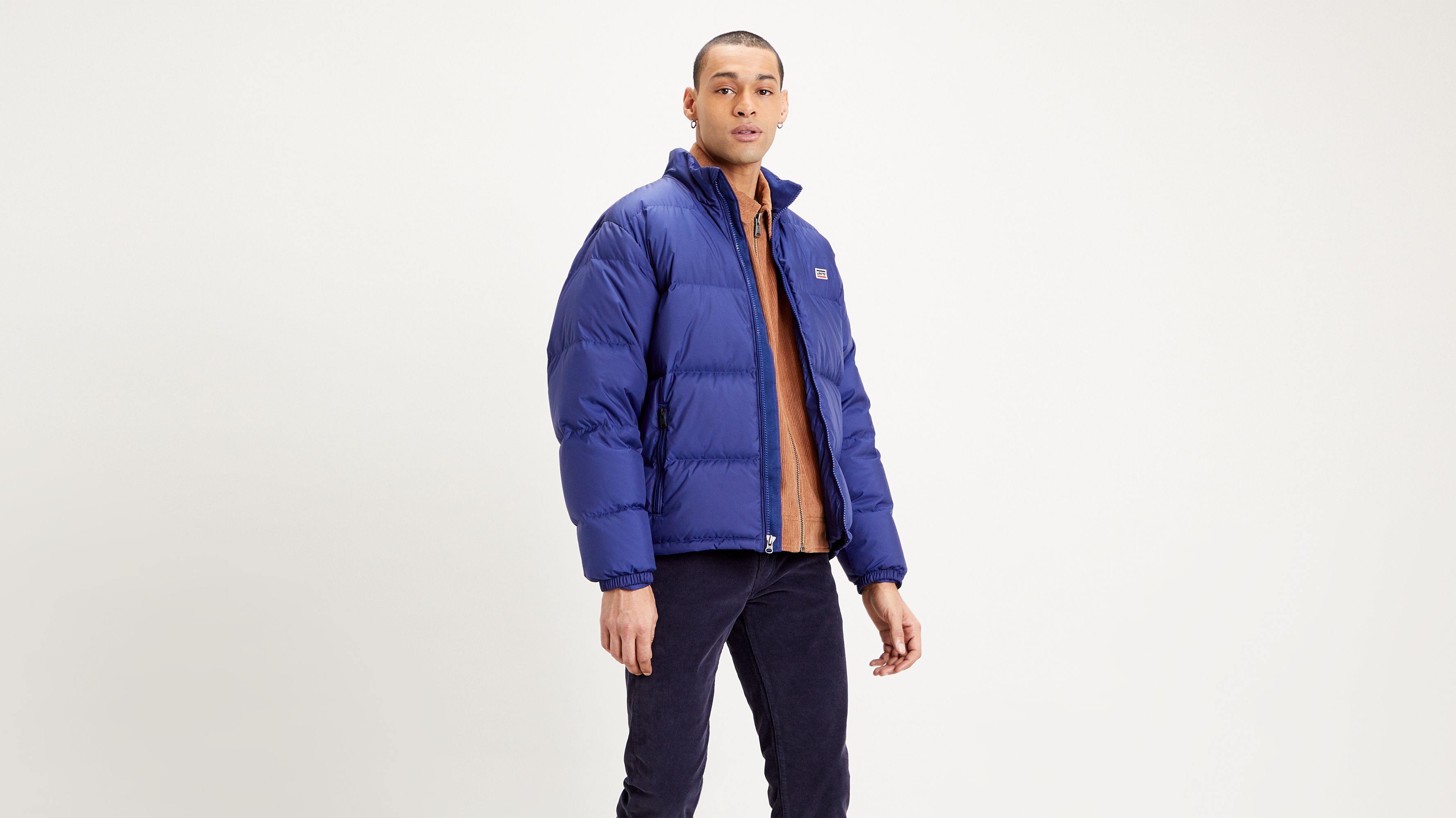 levi's short puffer coat