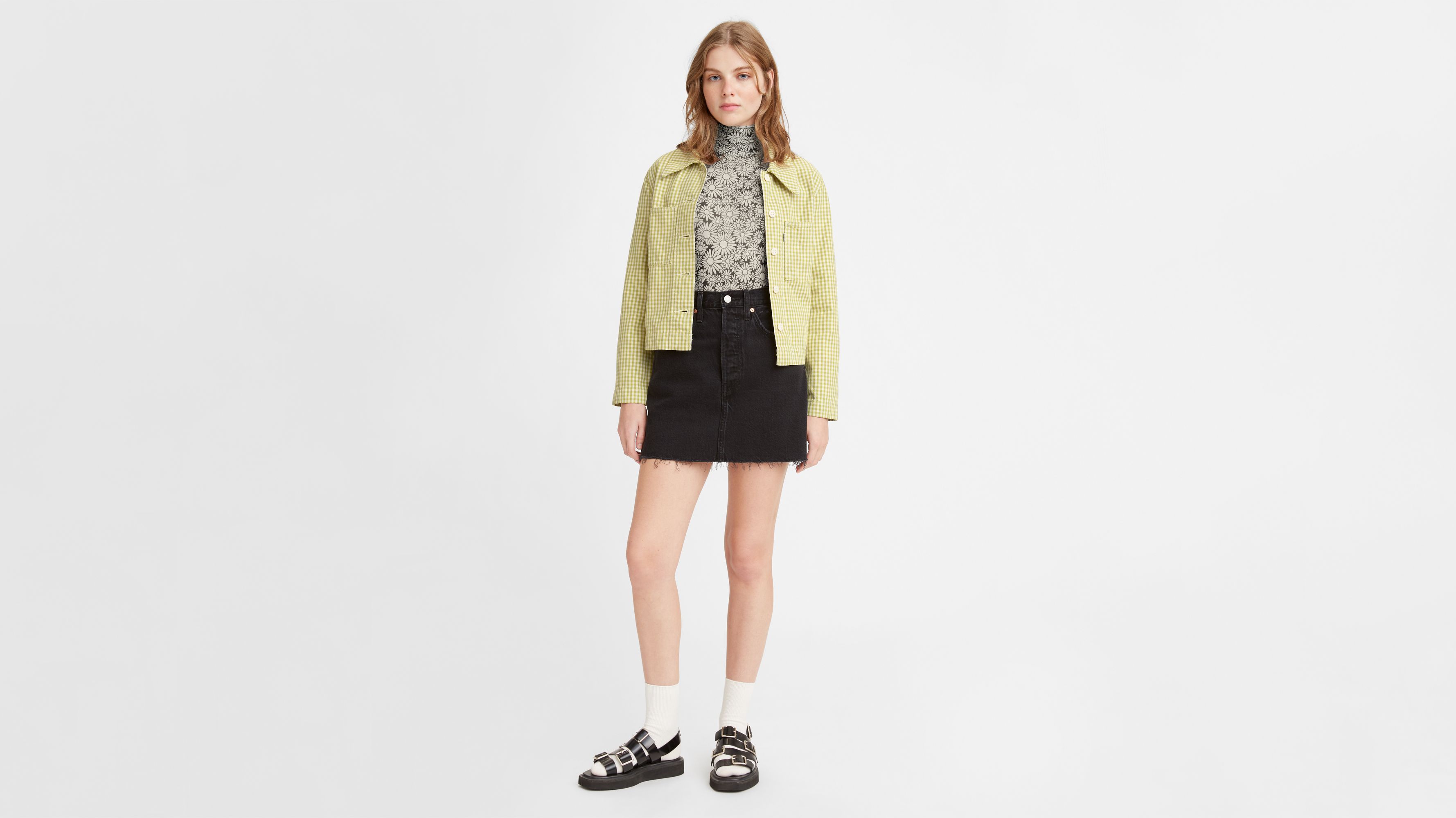 Ribcage Denim Skirt 2