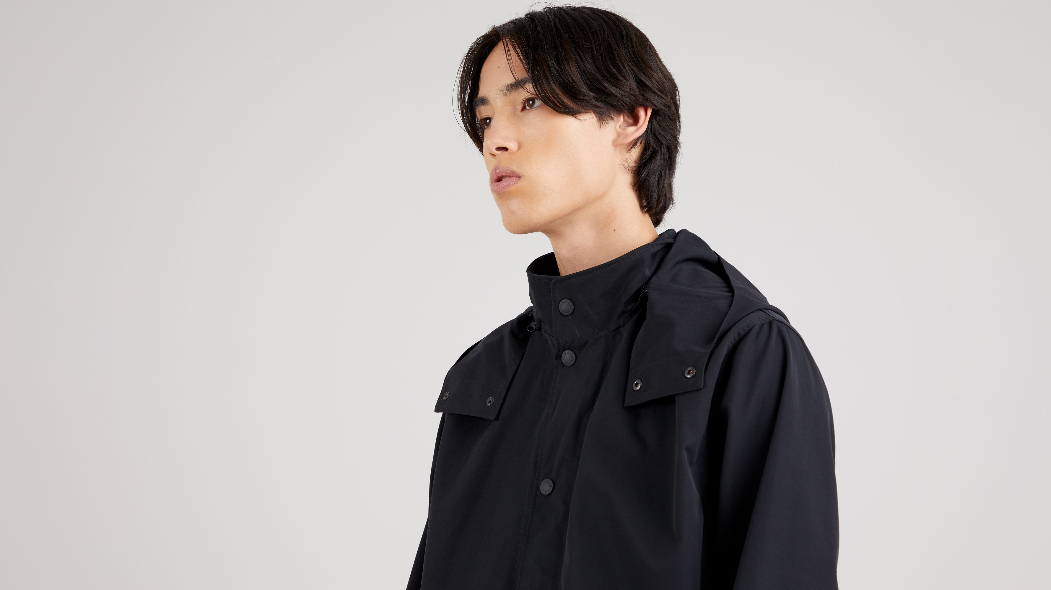 Parka Mission Fishtail Noir Levi s FR