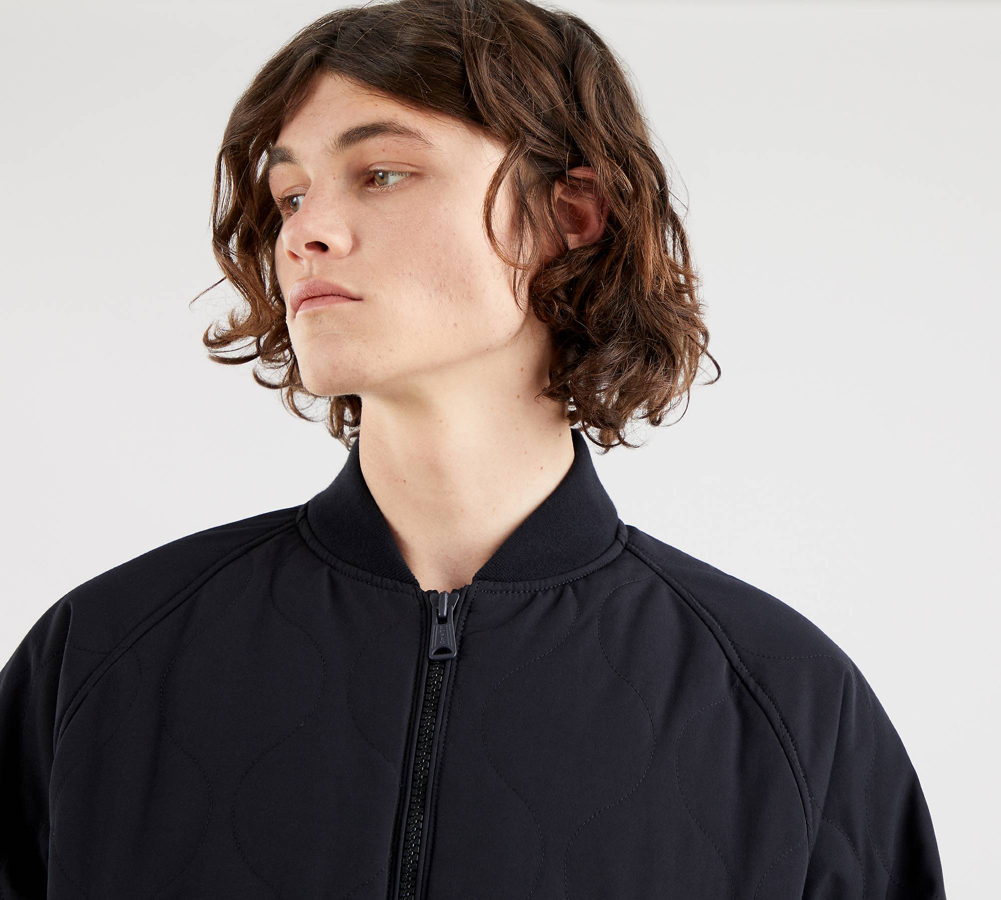 Hyde Quilted Bomber Jacket - Black | Levi's® IT