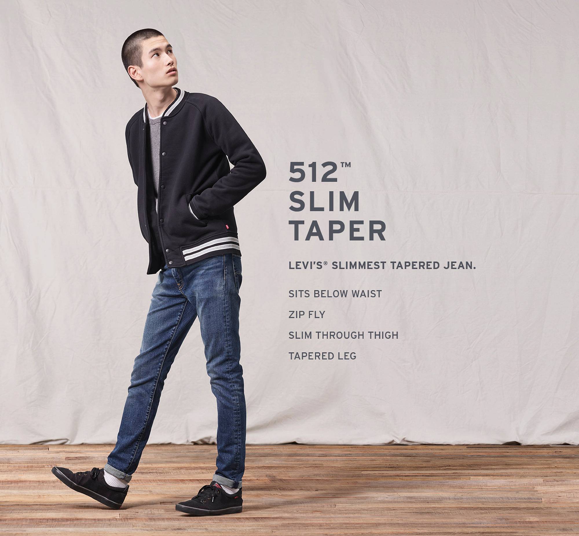 Desagradable Exclusivo Concesión 512™ Slim Taper Fit Levi's® Flex Men's Jeans - Dark Wash | Levi's® US