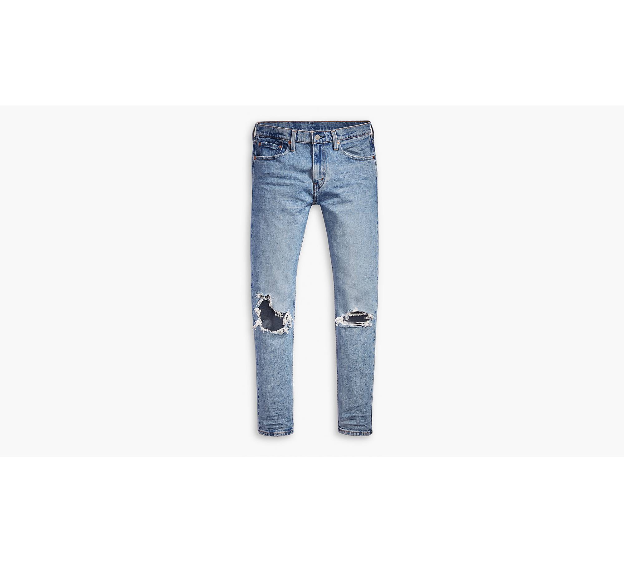 Comfort Fit Ripped Supreme Jeans, Blue