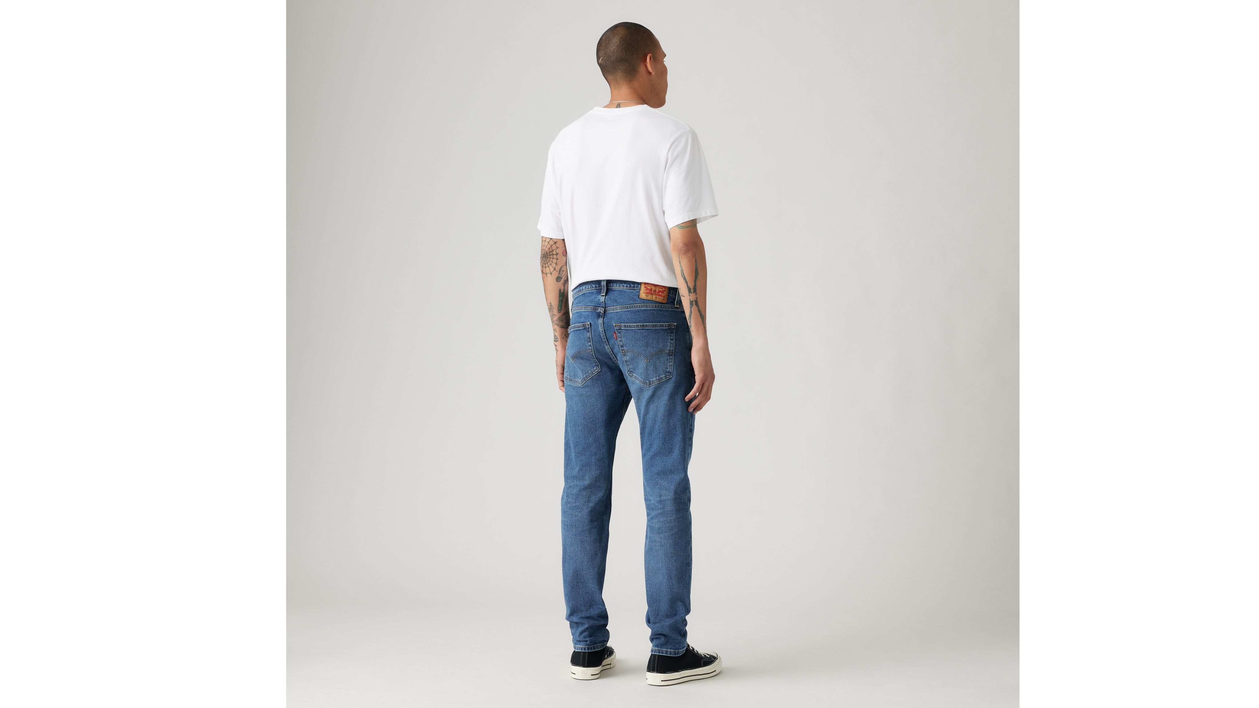 Levi's lo-ball 512 slim taper fit jeans in genie advanced mid wash