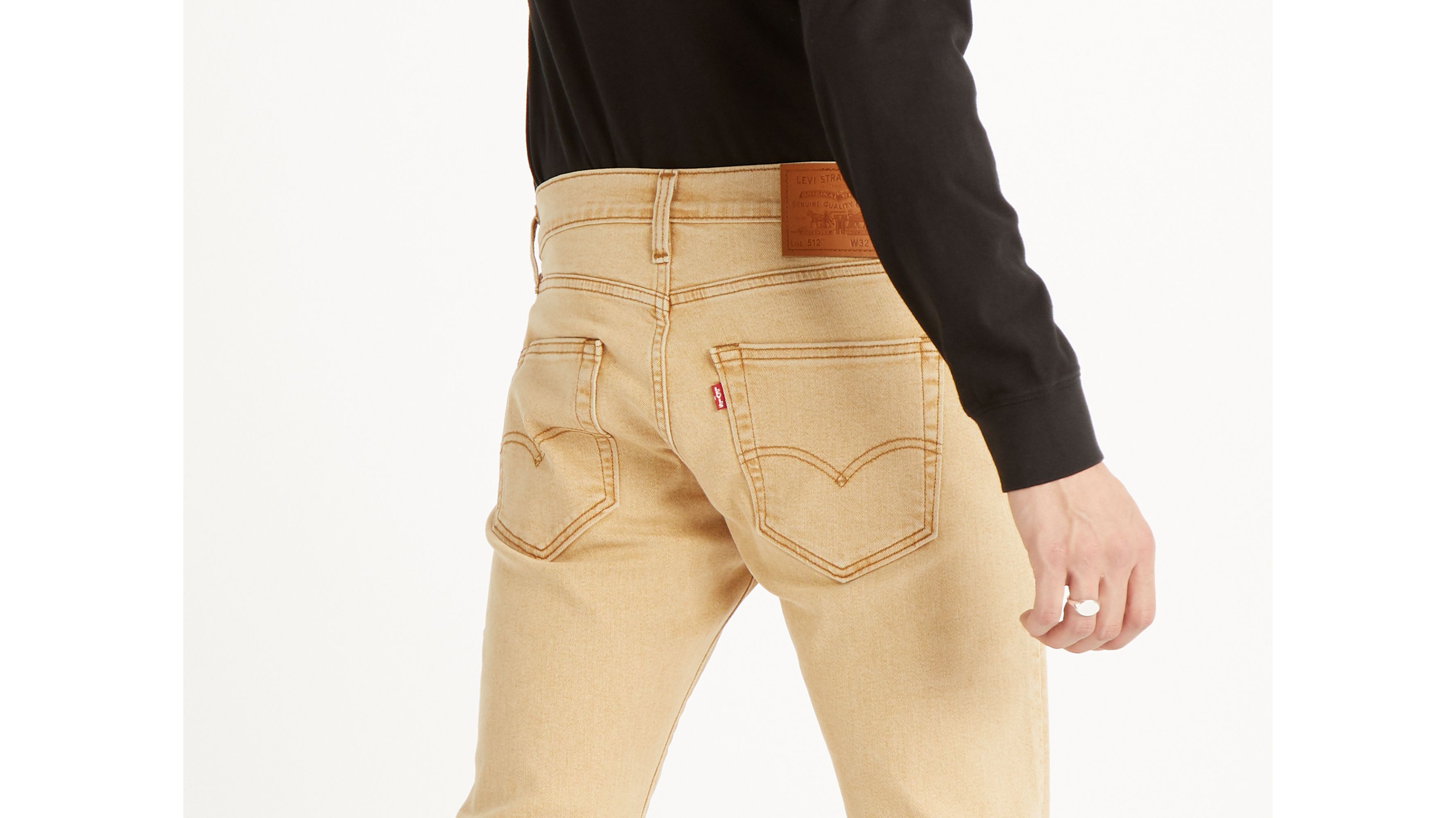 levis 512 brown