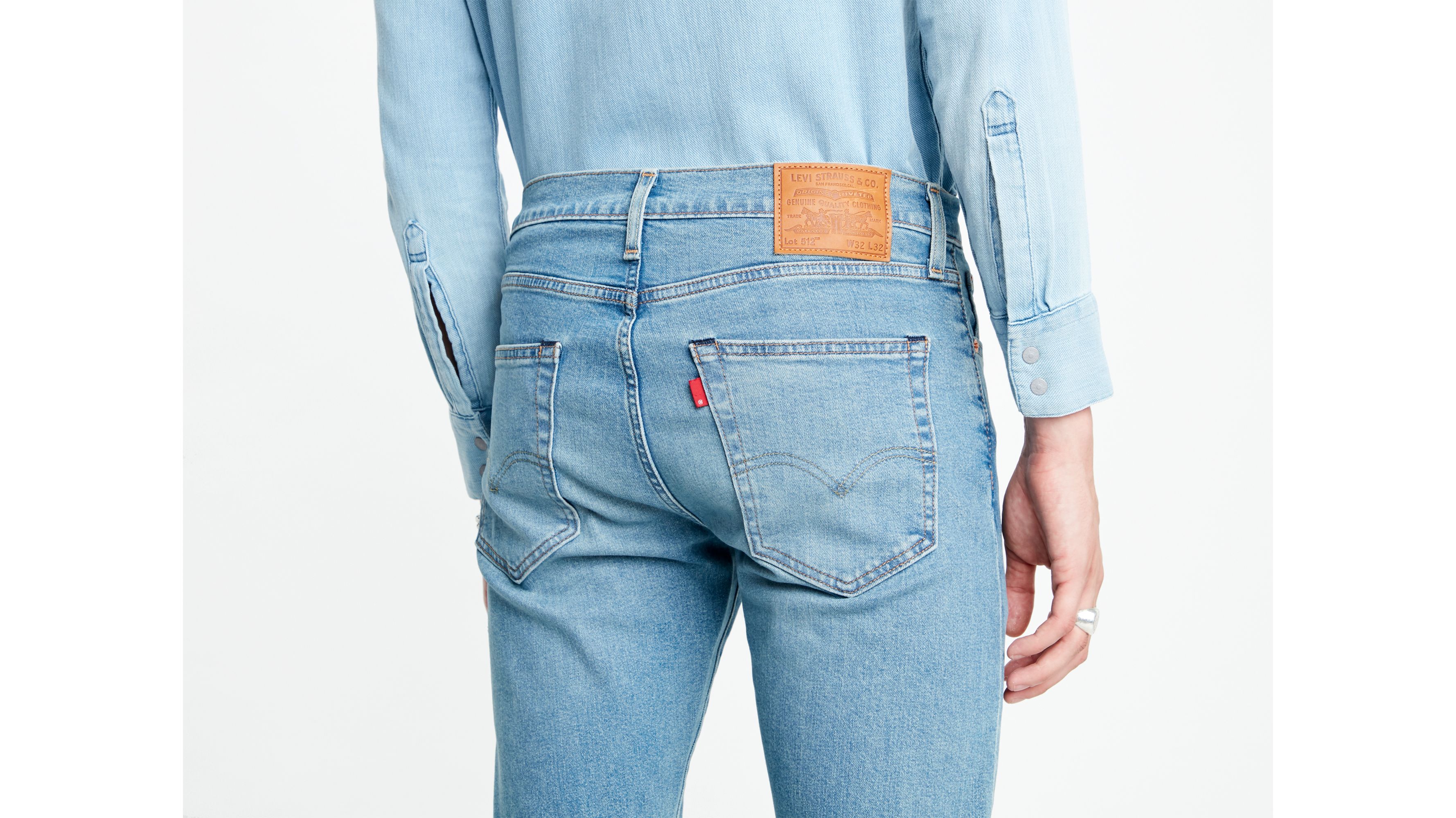 levis 512 blue