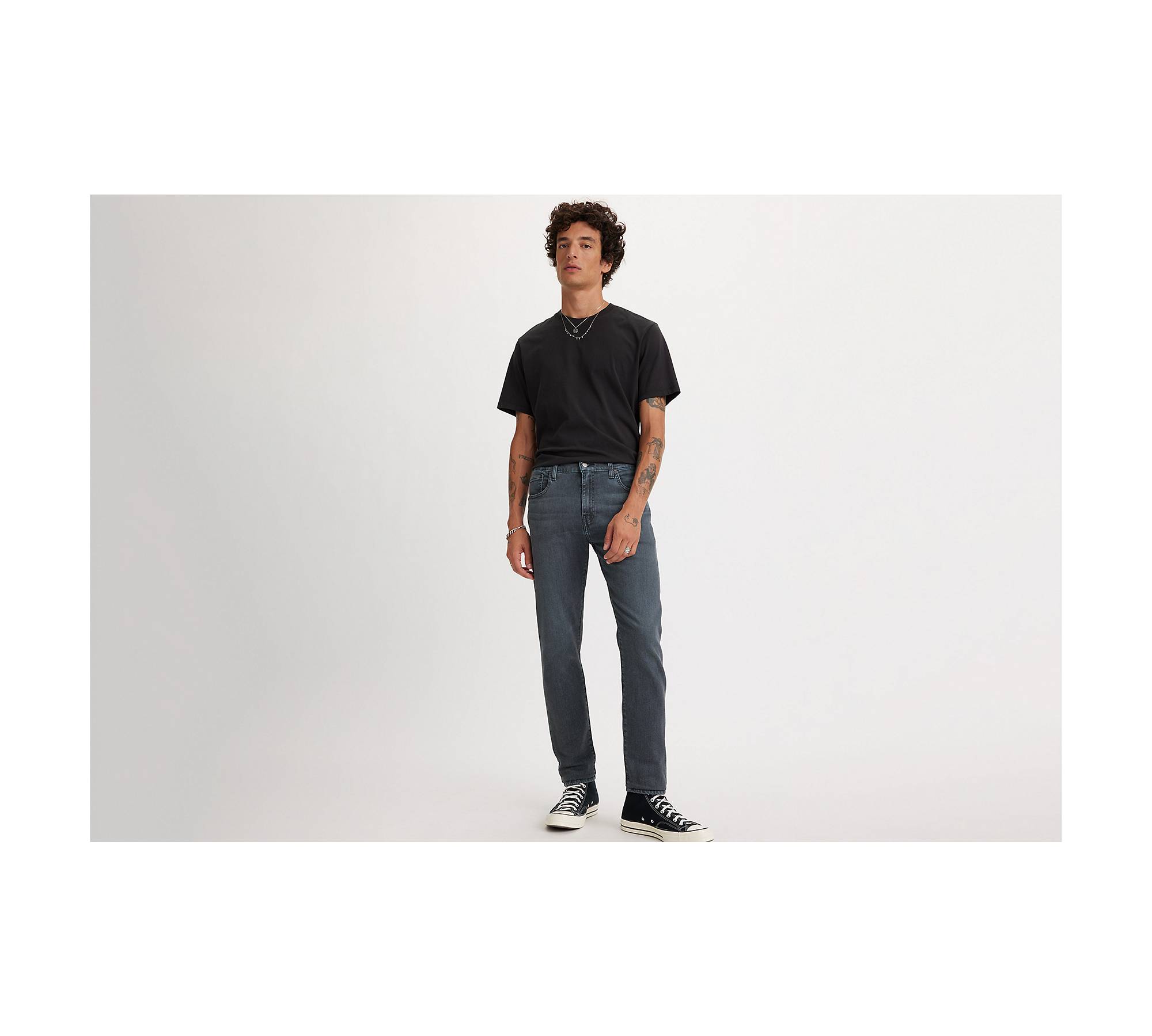 Levi's 512 slim taper jeans in dark navy wash
