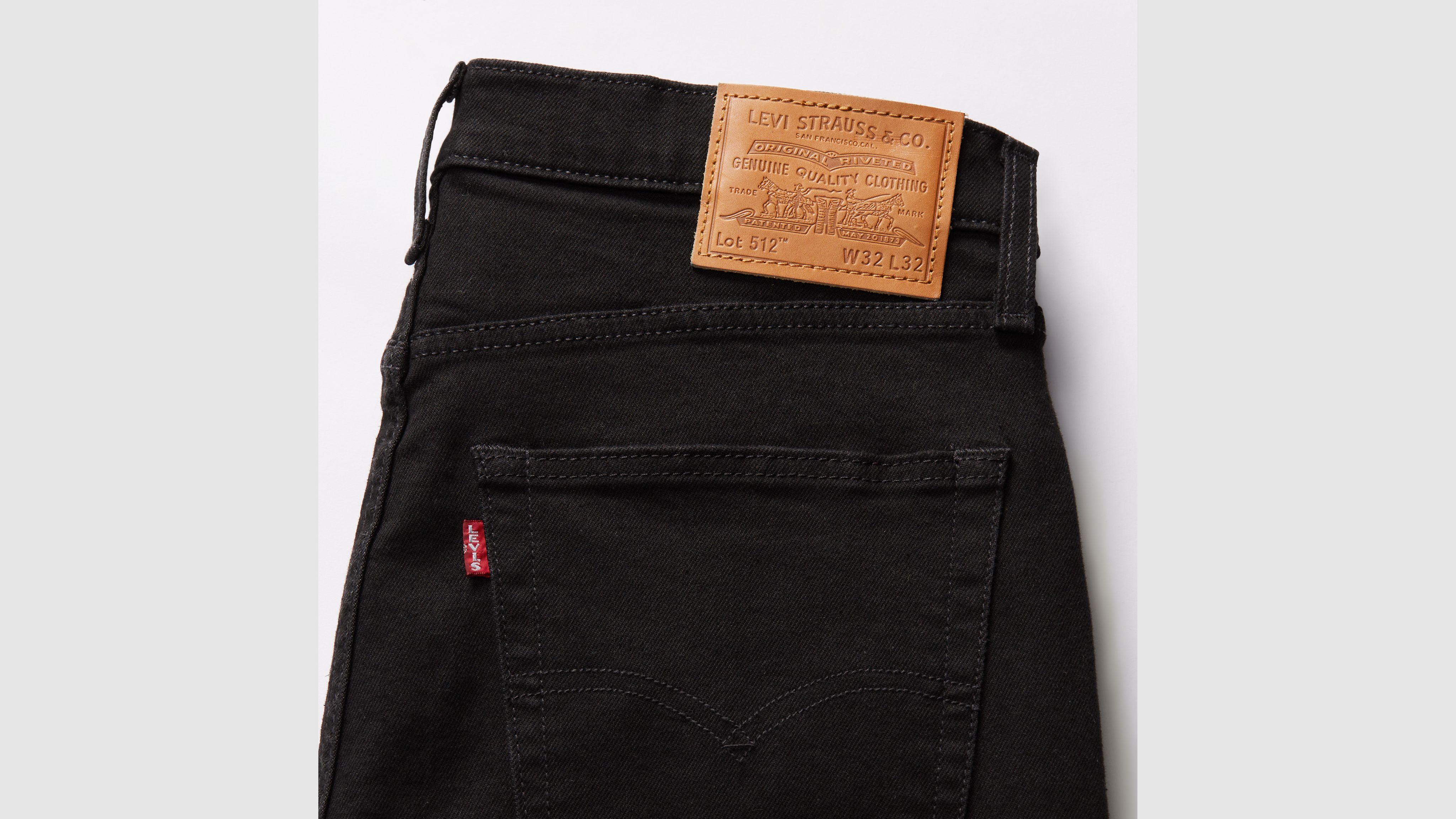 512™ Slim Taper Levi's® Flex Men's Jeans - Black