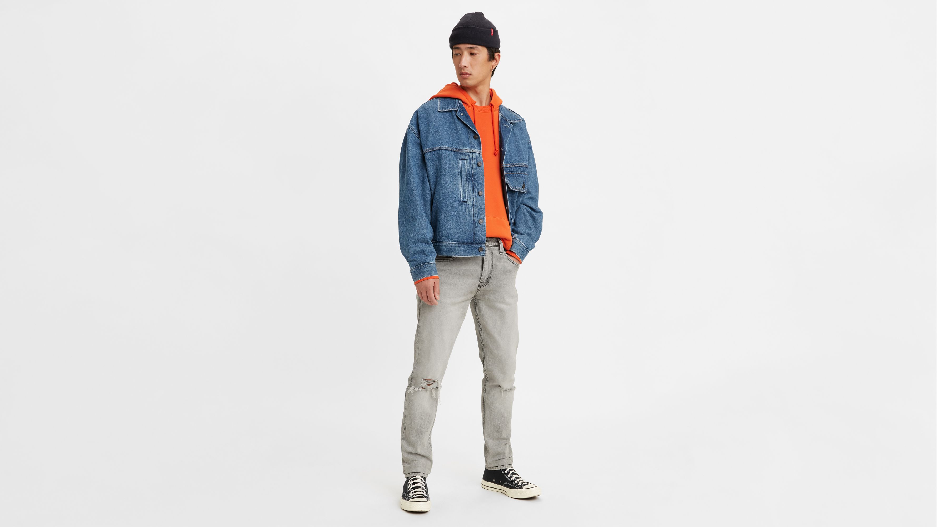 levis 501 mens grey