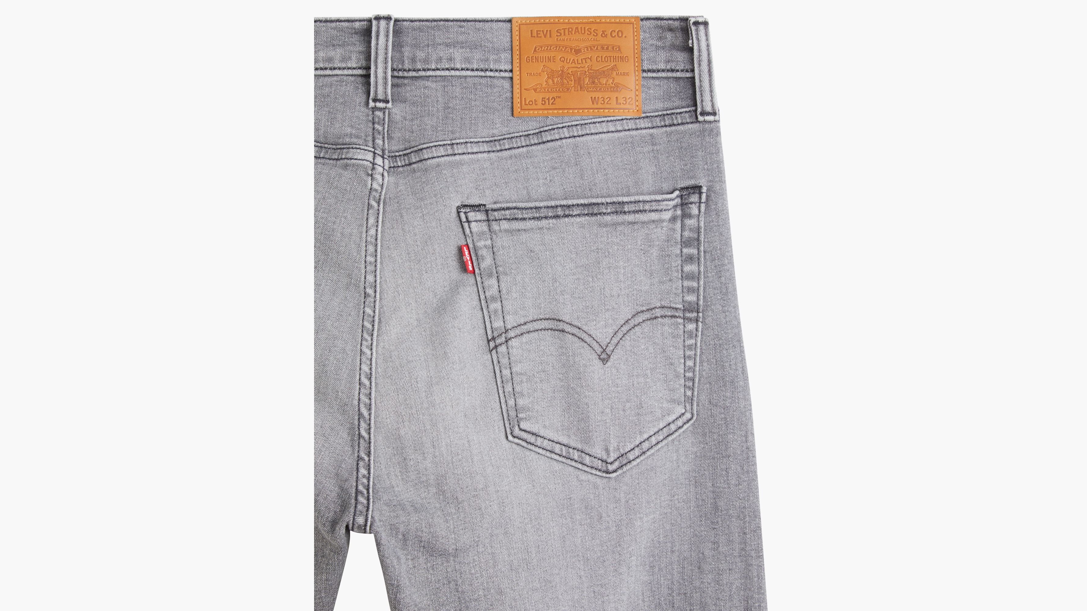 levis 512 gray