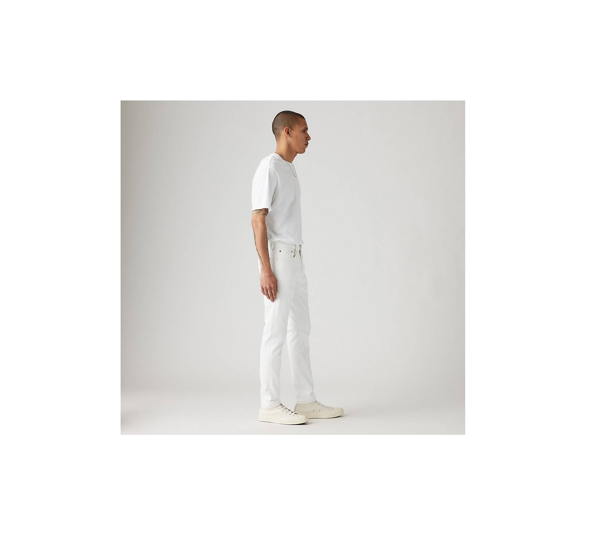 512™ Slim Taper Fit Levi's® Flex Men's Jeans - White | Levi's® US