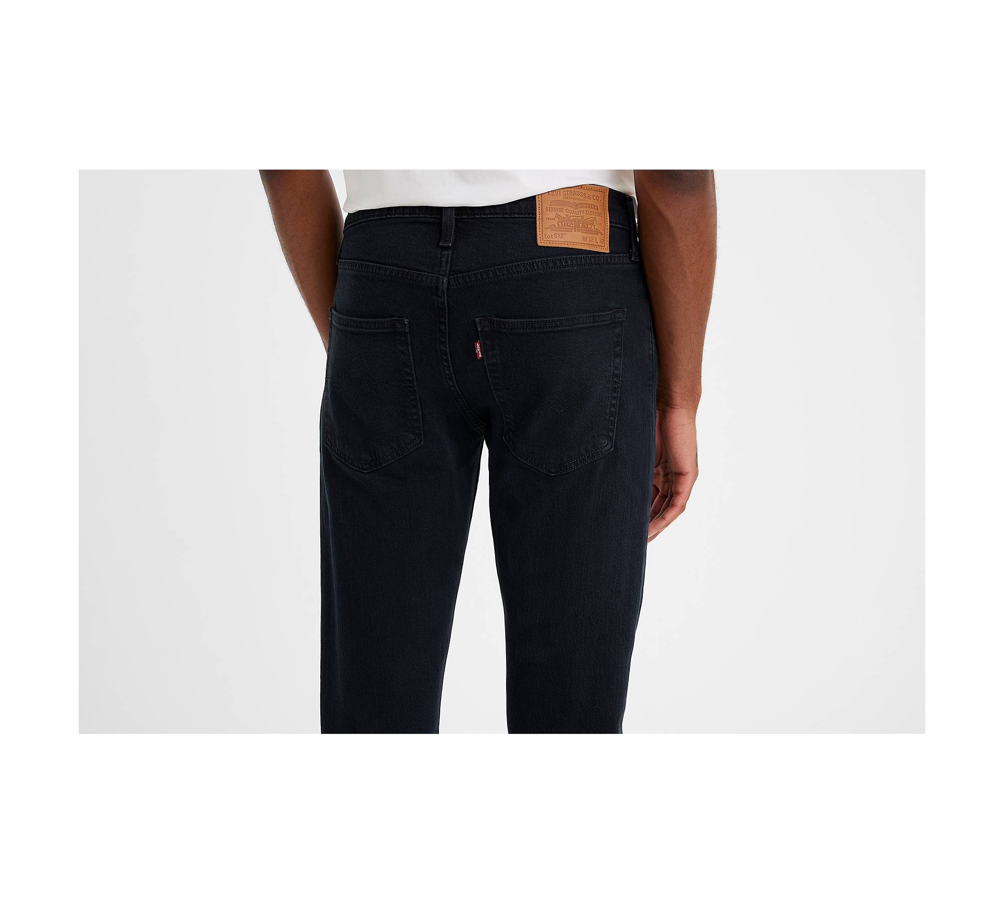 Buy LEVIS Solid Cotton Stretch Tapered Fit Mens Trousers