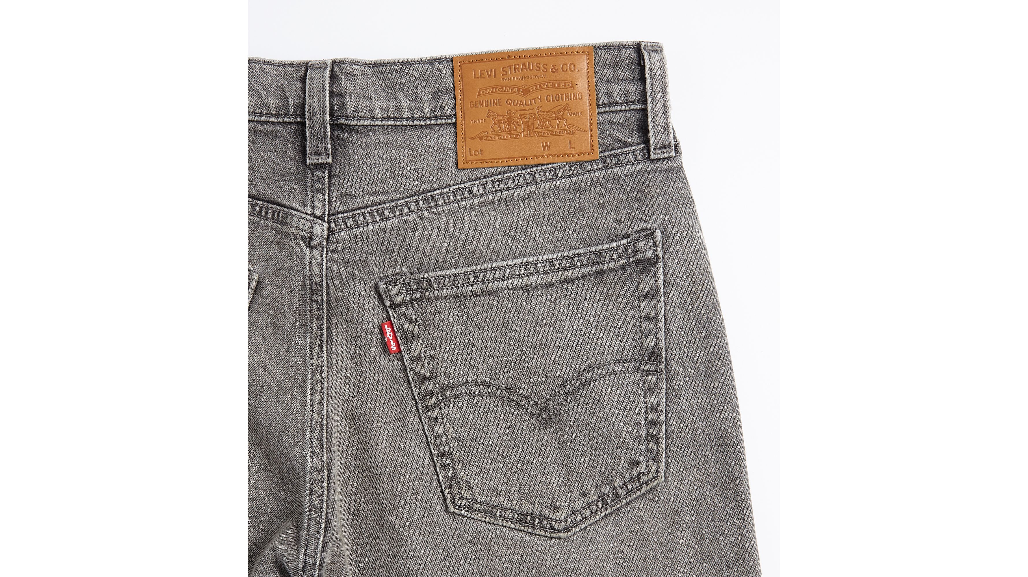 Levi's skinny tapered fit jeans in grey wash