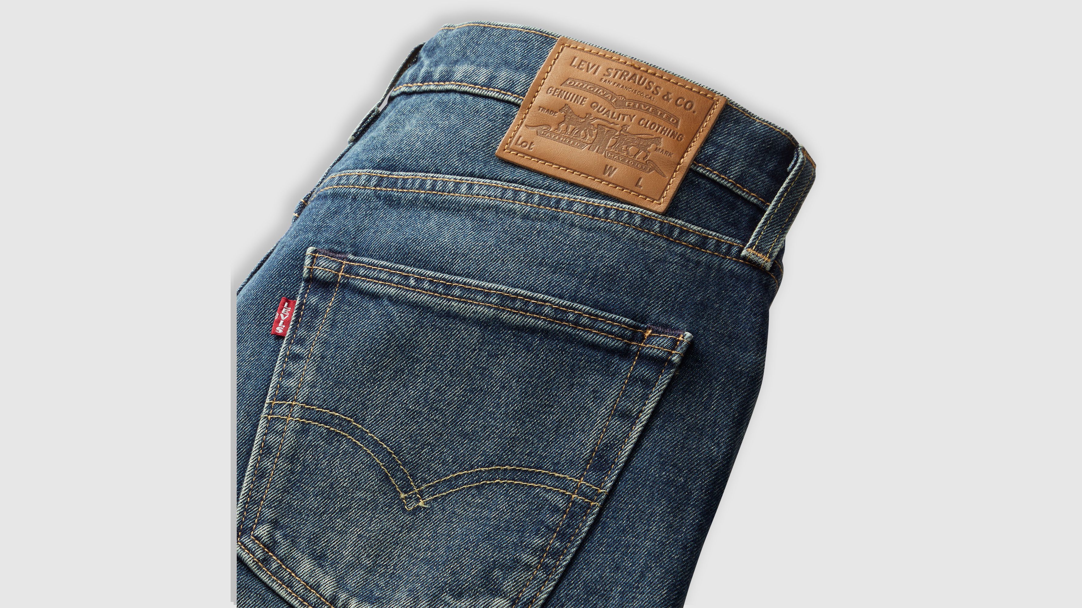 512™ Slim Taper Fit Selvedge Men's Jeans - Dark Wash