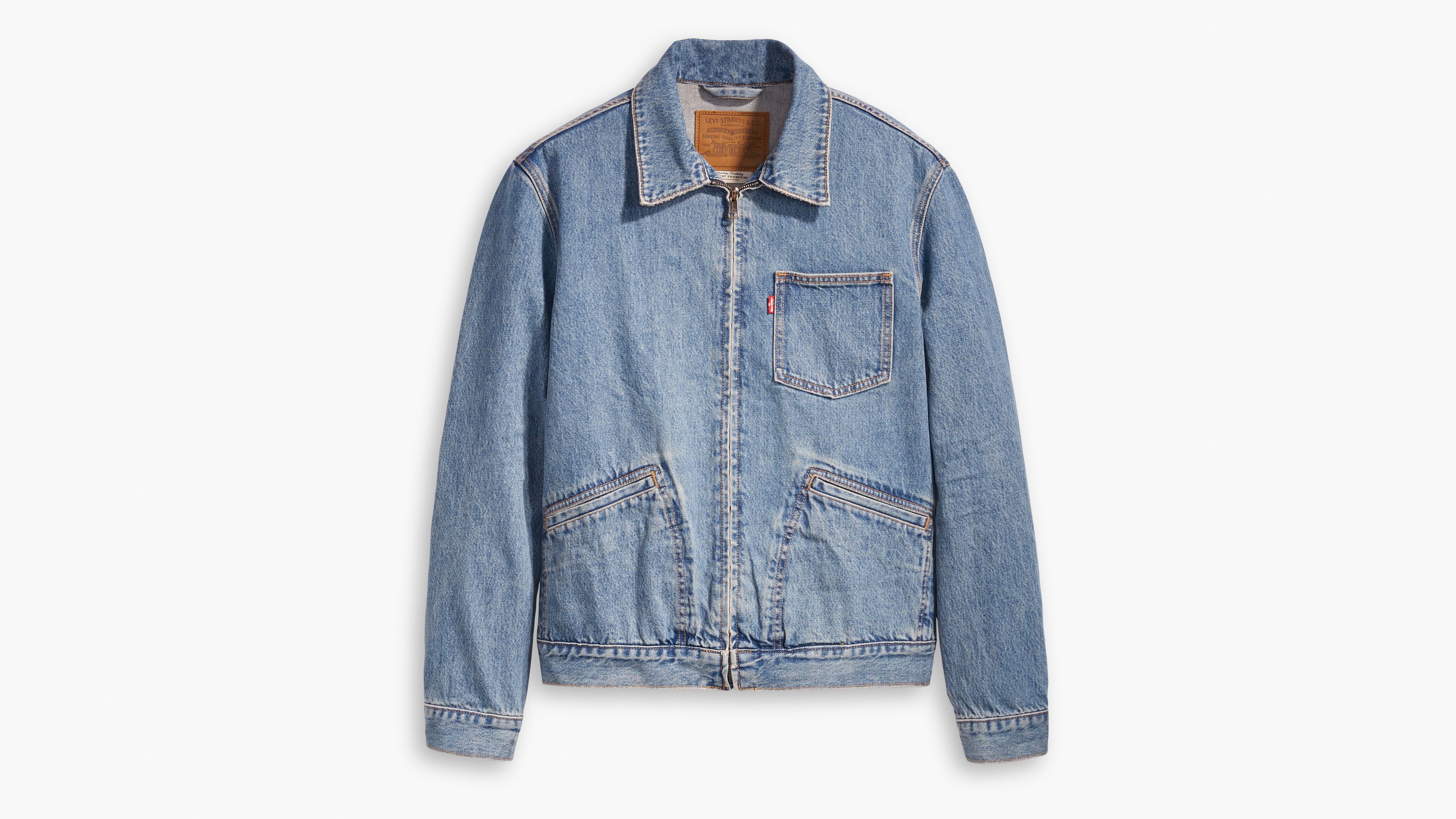 Mechanics Trucker Jacket - Medium Wash 