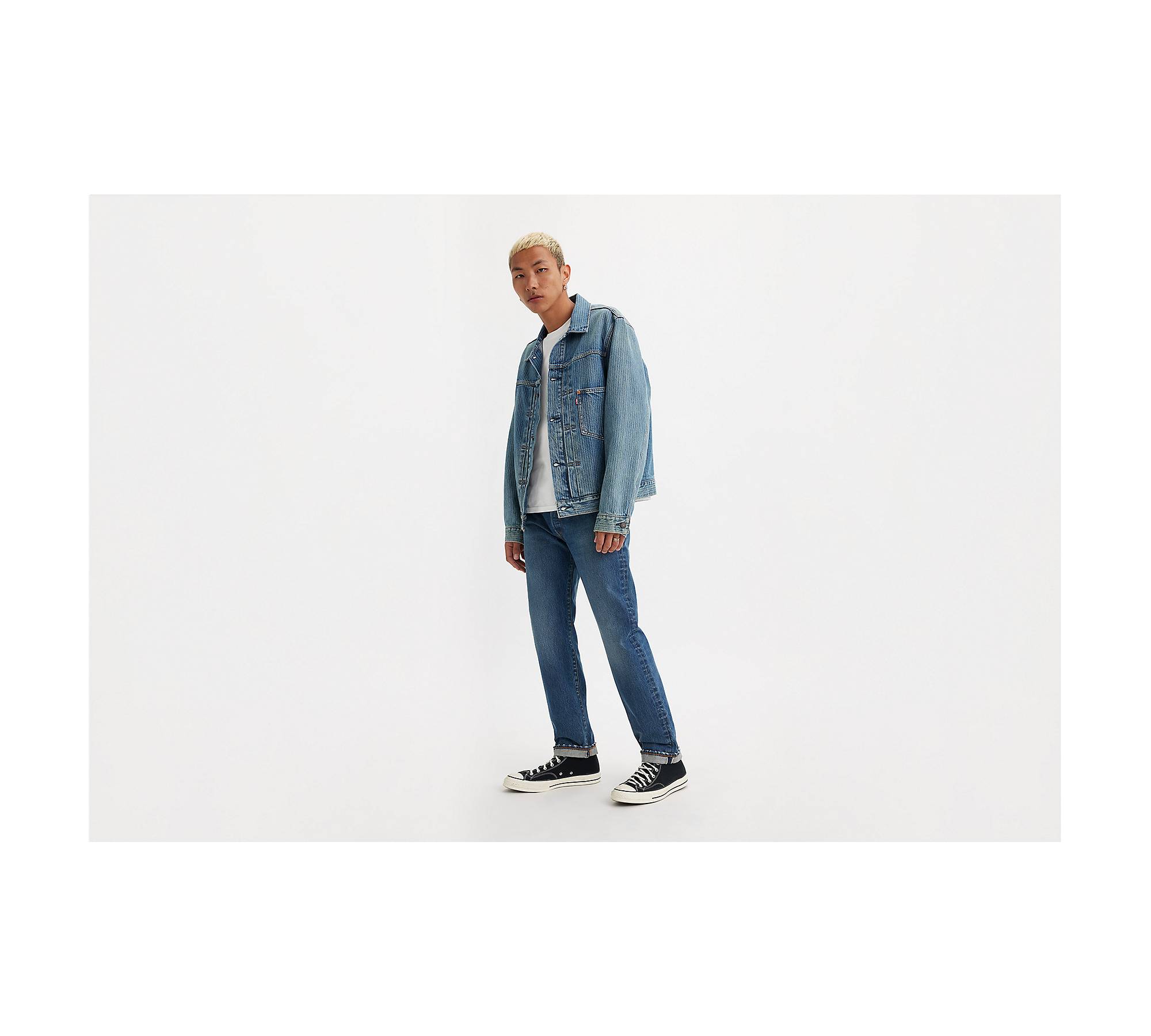 501® Slim Taper Fit Selvedge Men's Jeans 1