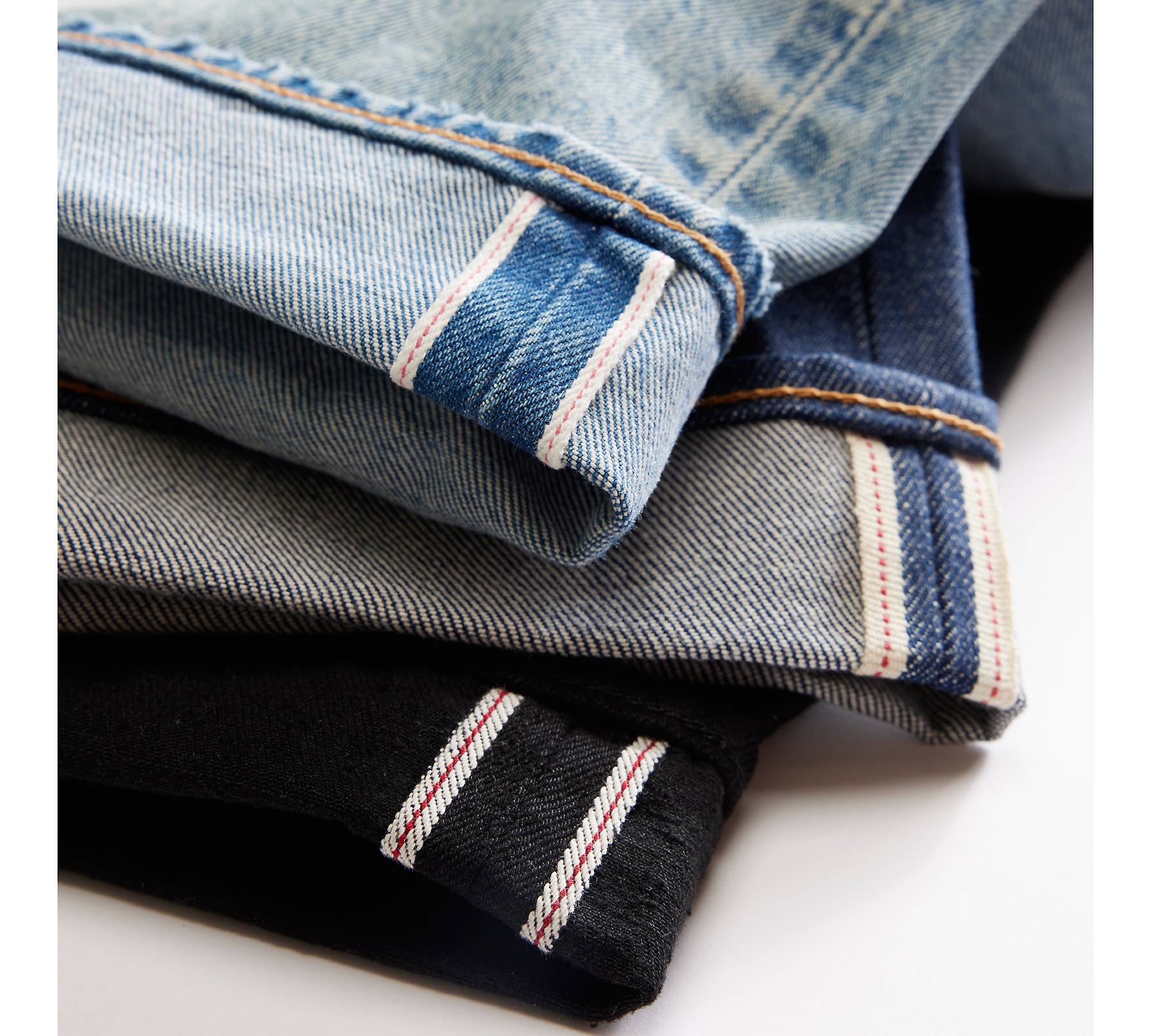 501® Slim Taper Fit Selvedge Men\'s Jeans - Medium Wash | Levi\'s® US