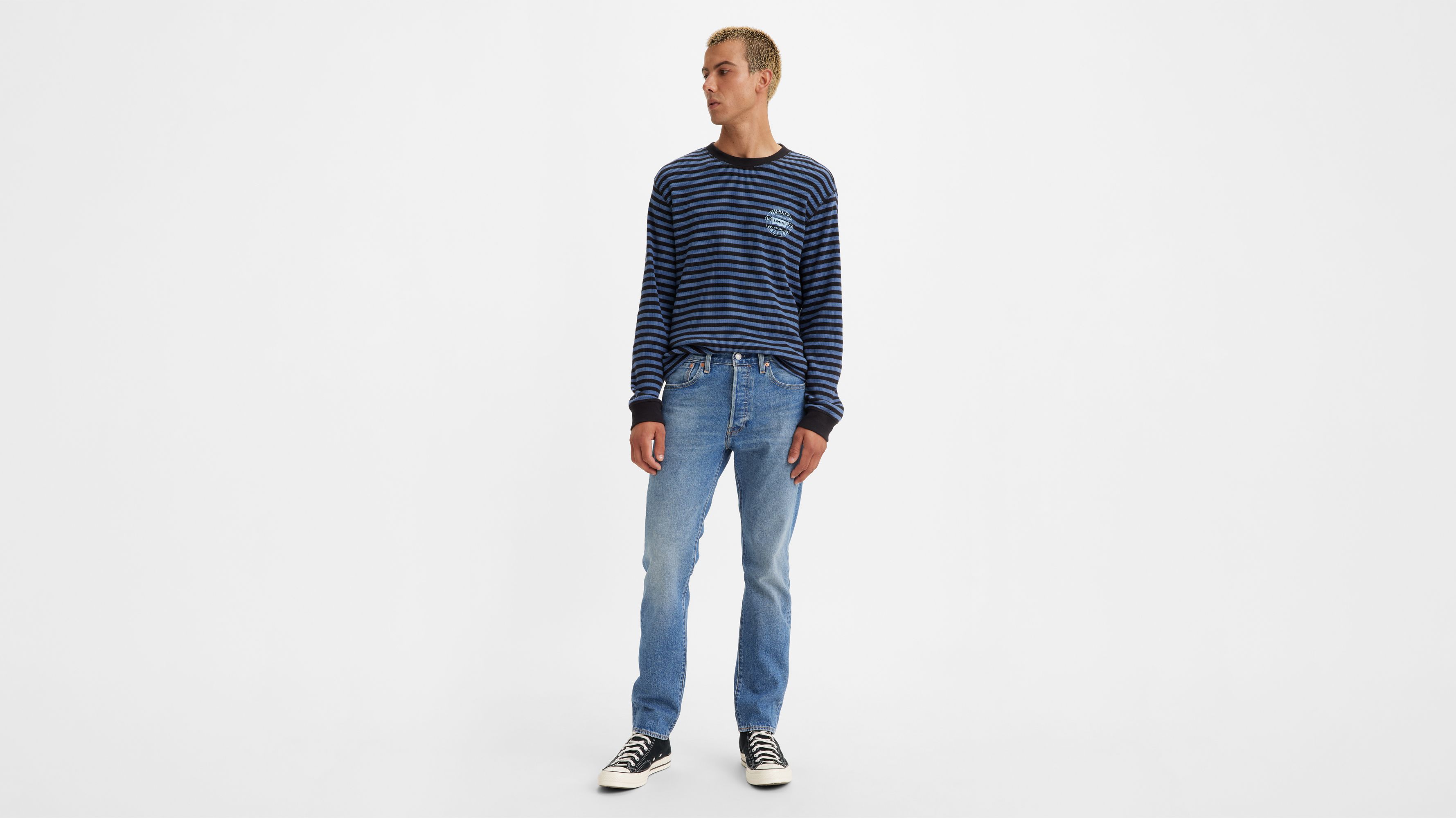 Levi's men's 501 tapered deals fit jeans