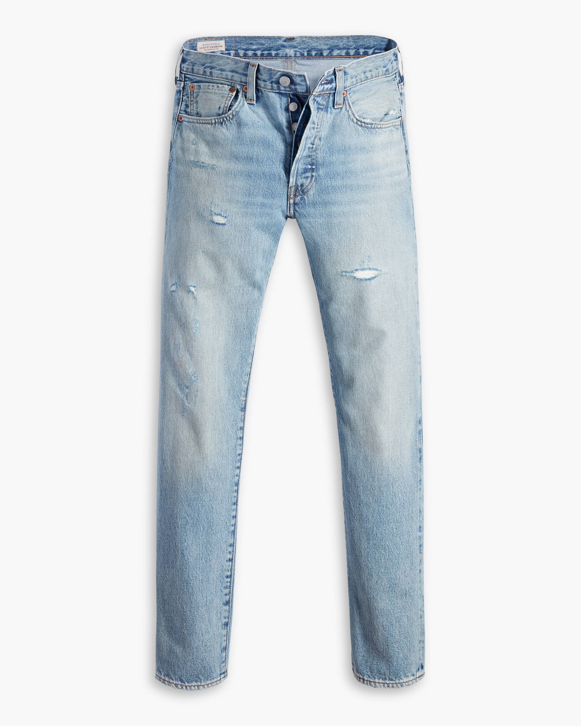 501® Slim Taper Fit Selvedge Men's Jeans - Medium Wash 501® Slim Taper Fit Selvedge Men's Jeans - Medium Wash