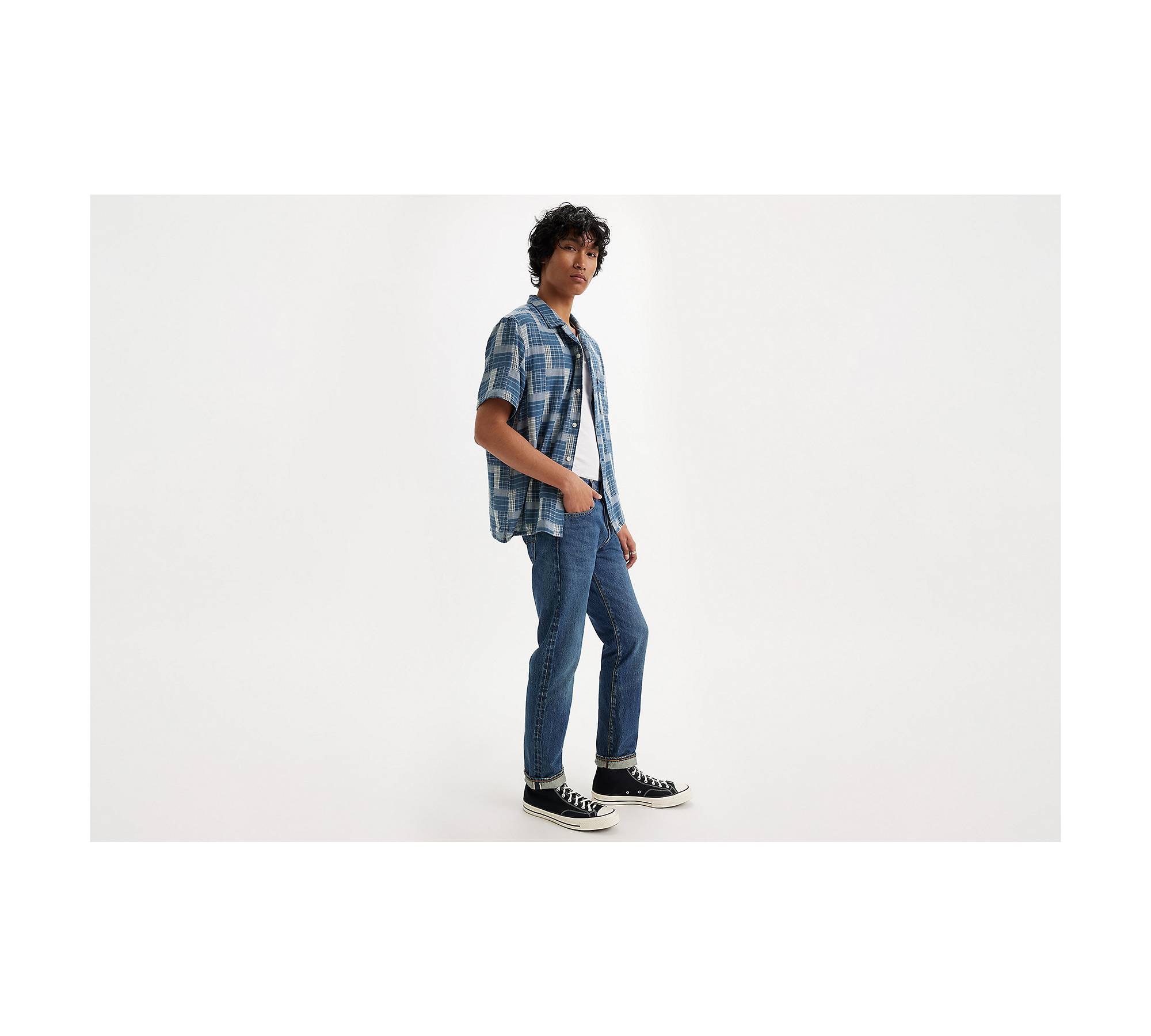 501® Slim Taper Fit Selvedge Men's Jeans 1