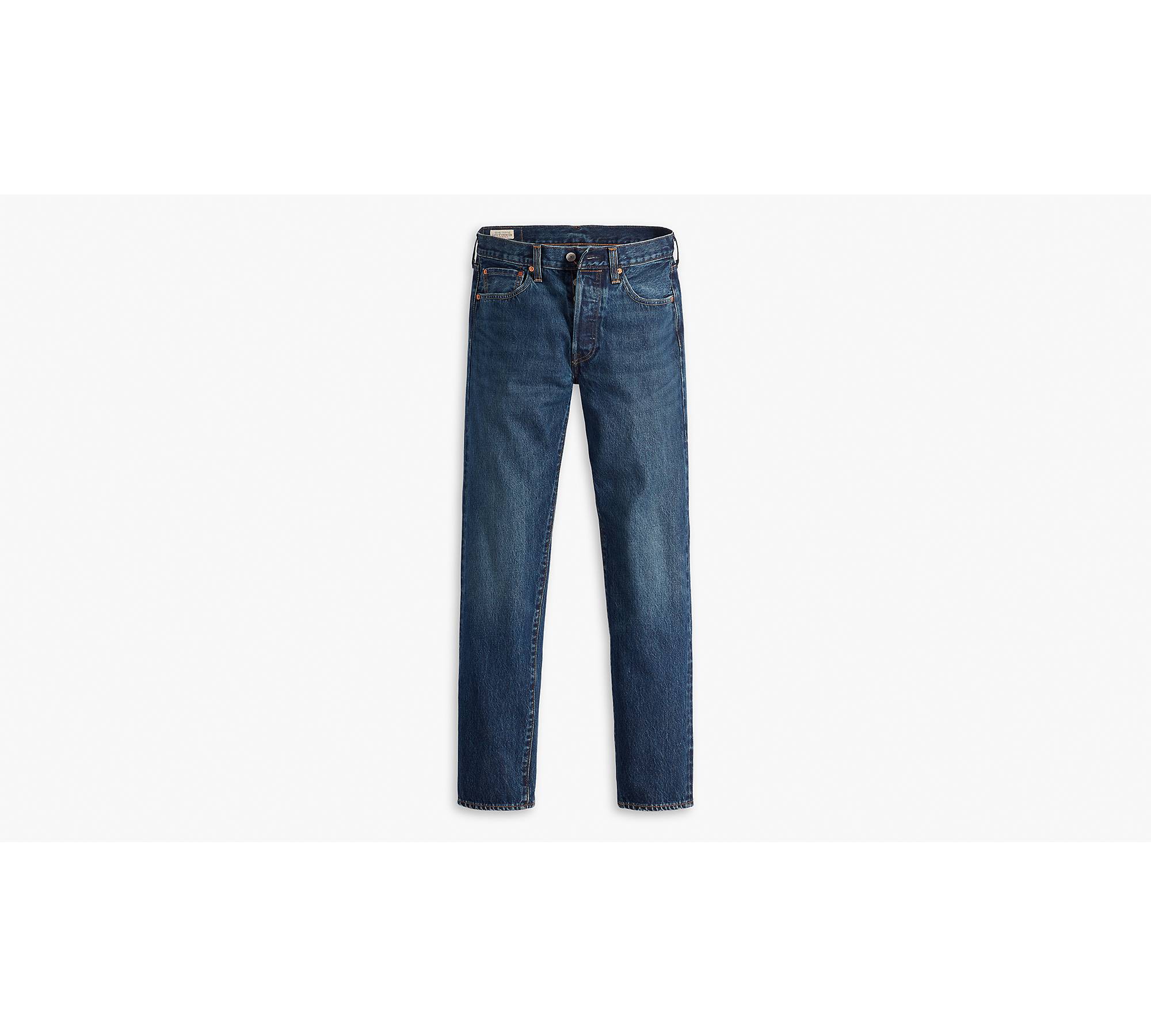 501® Slim Taper Fit Selvedge Men's Jeans - Dark Wash