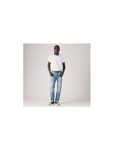 리바이스 Levi 501 Slim Taper Fit Selvedge Mens Jeans,Drive Away Selvedge - Medium Wash - Non-Stretch