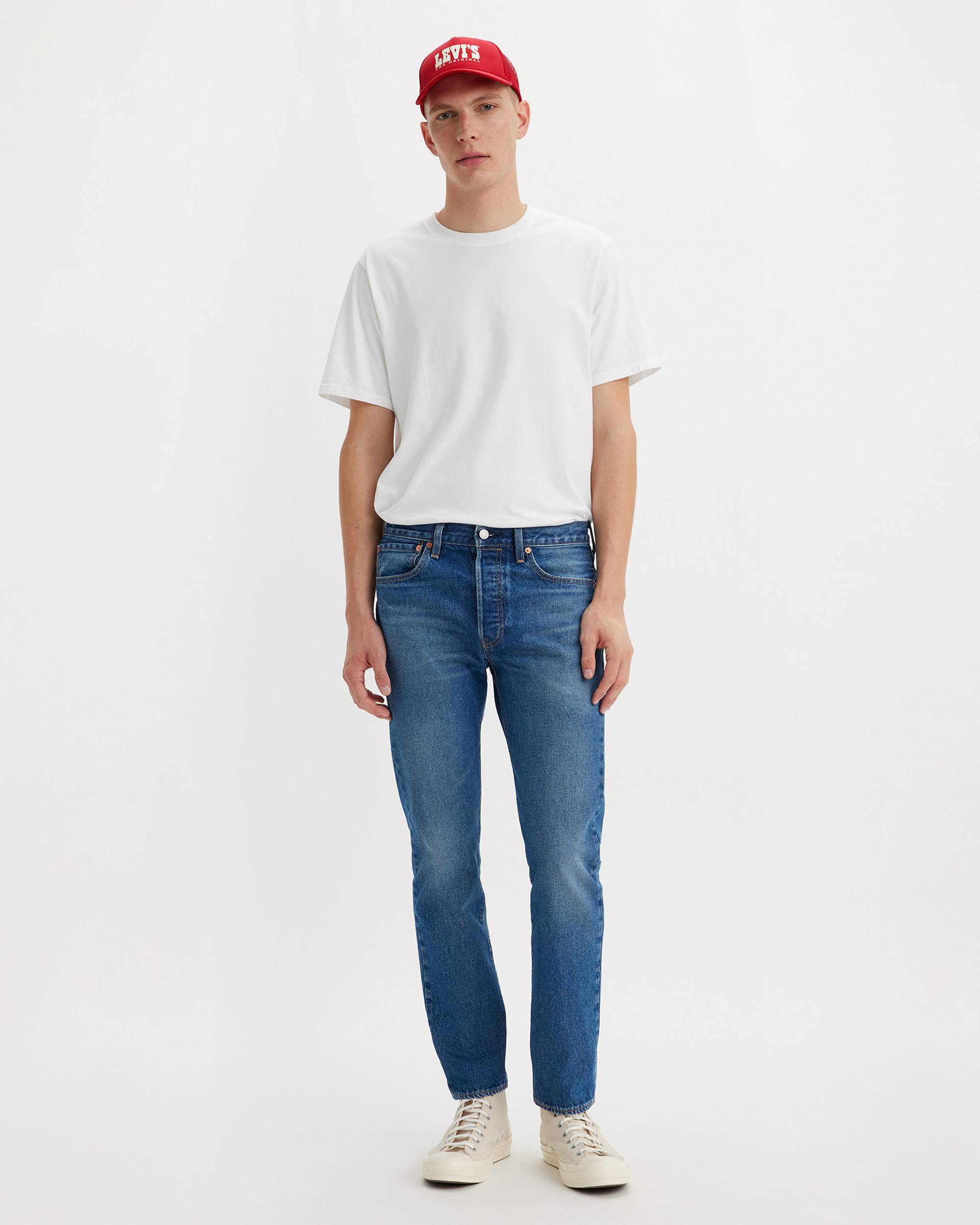 501® Slim Taper Fit Men's Jeans - Dark Wash | Levi's® US 501® Slim Taper Fit Men's Jeans - Dark Wash | Levi's® US