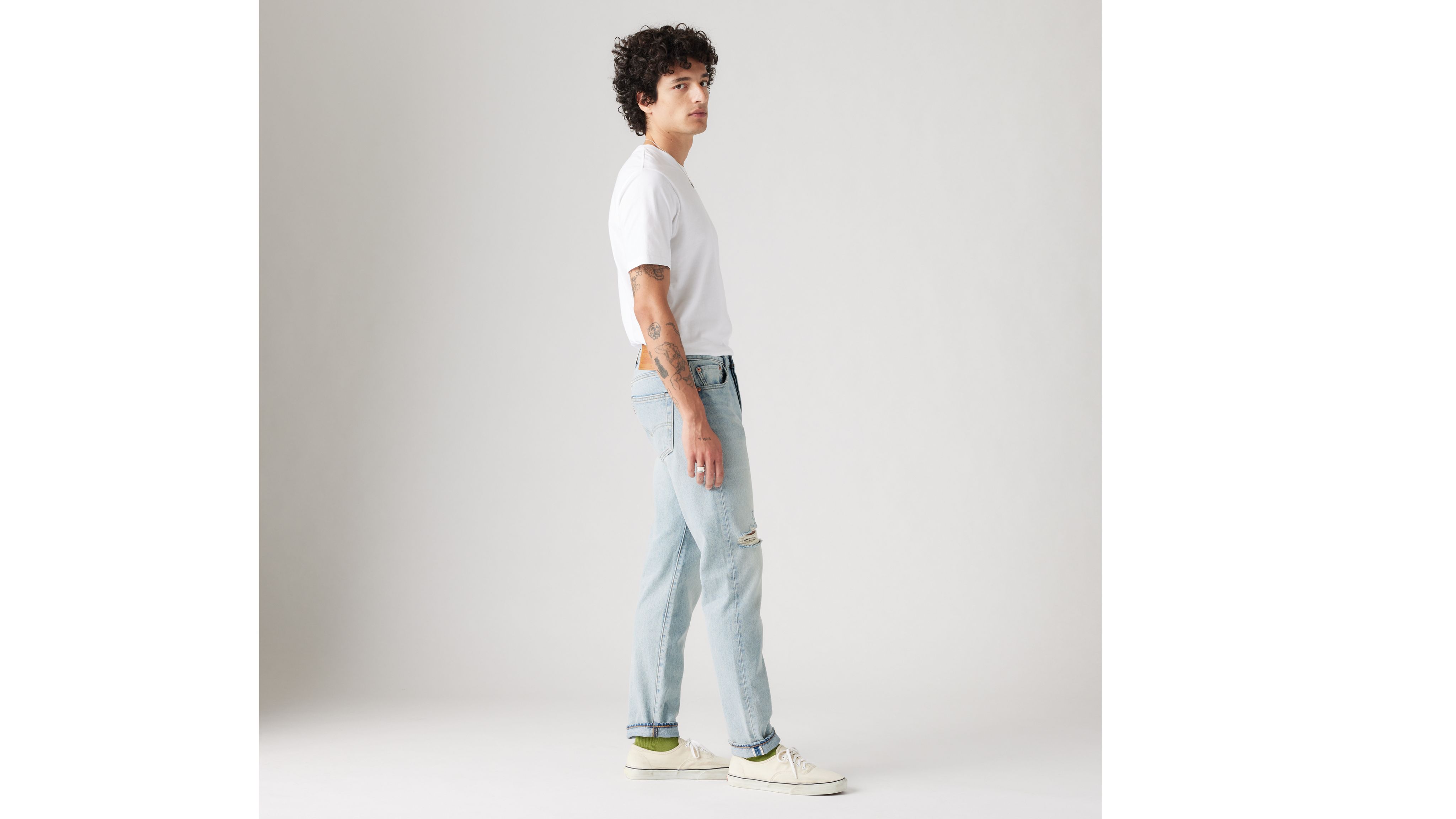 501® Slim Taper Fit Selvedge Men's Jeans 4