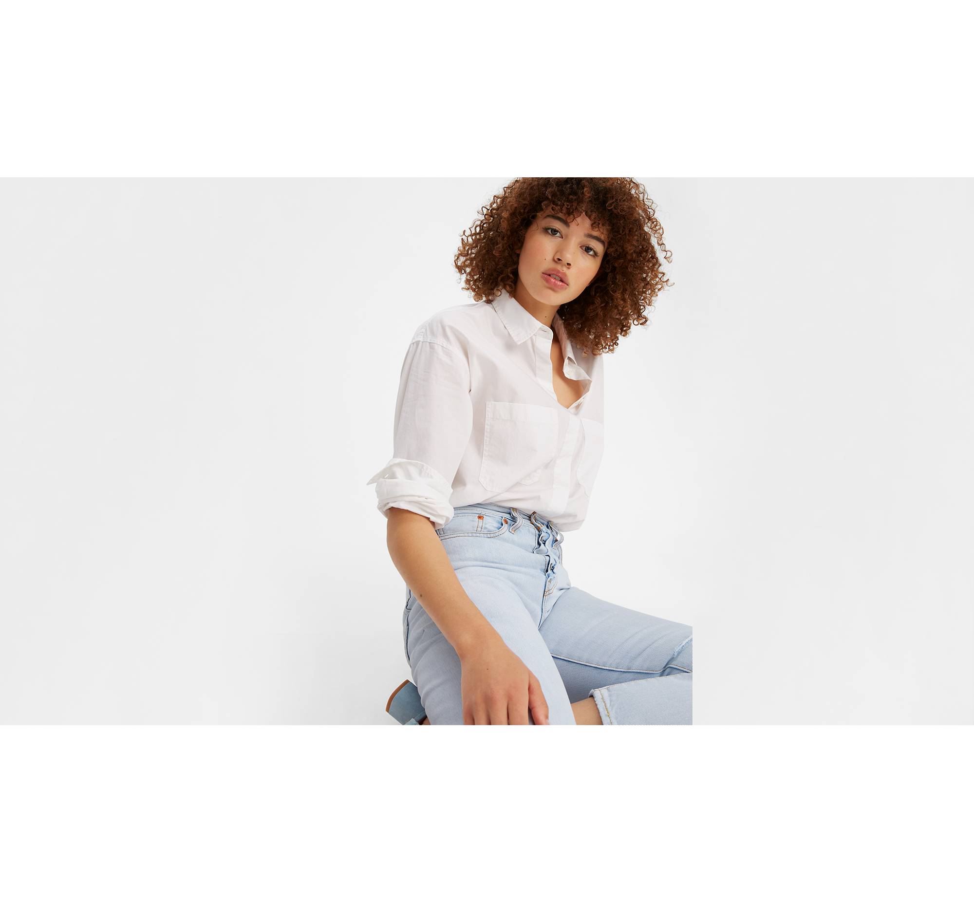 Eunice Utility Button Up Shirt - White | Levi's® US