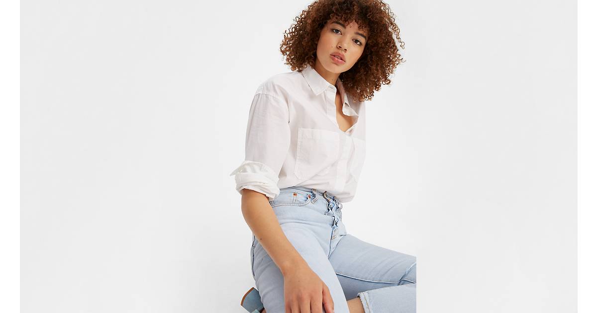 Eunice Utility Button Up Shirt - White | Levi's® US