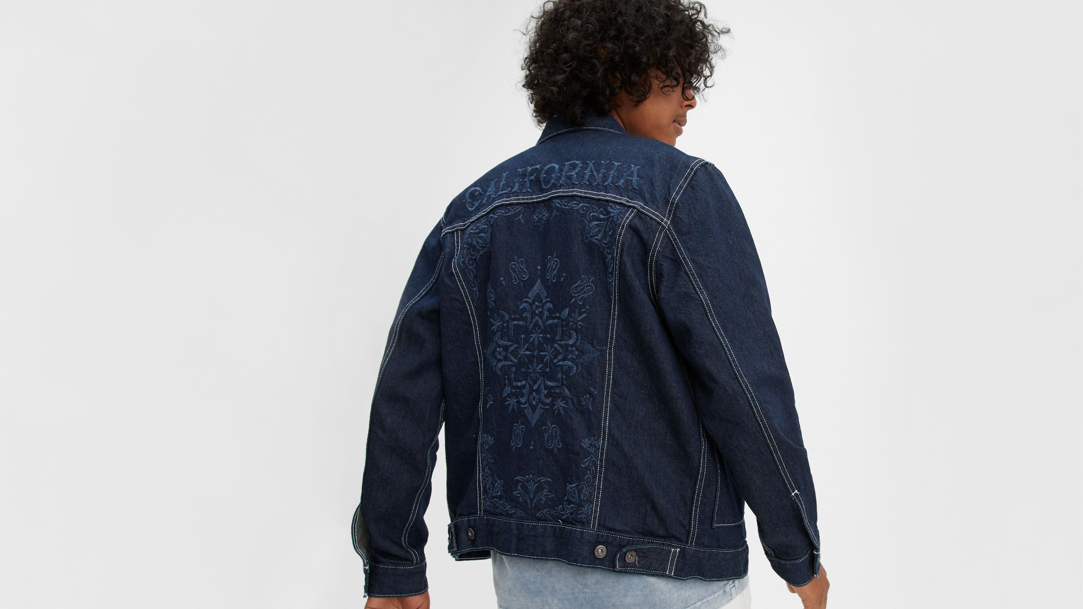 levis type 2 worn trucker