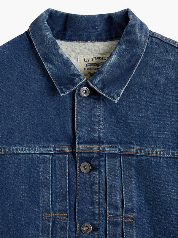 Levi's® Made & Crafted® Type Ii Worn Trucker Jacket - Blue | Levi's® IS