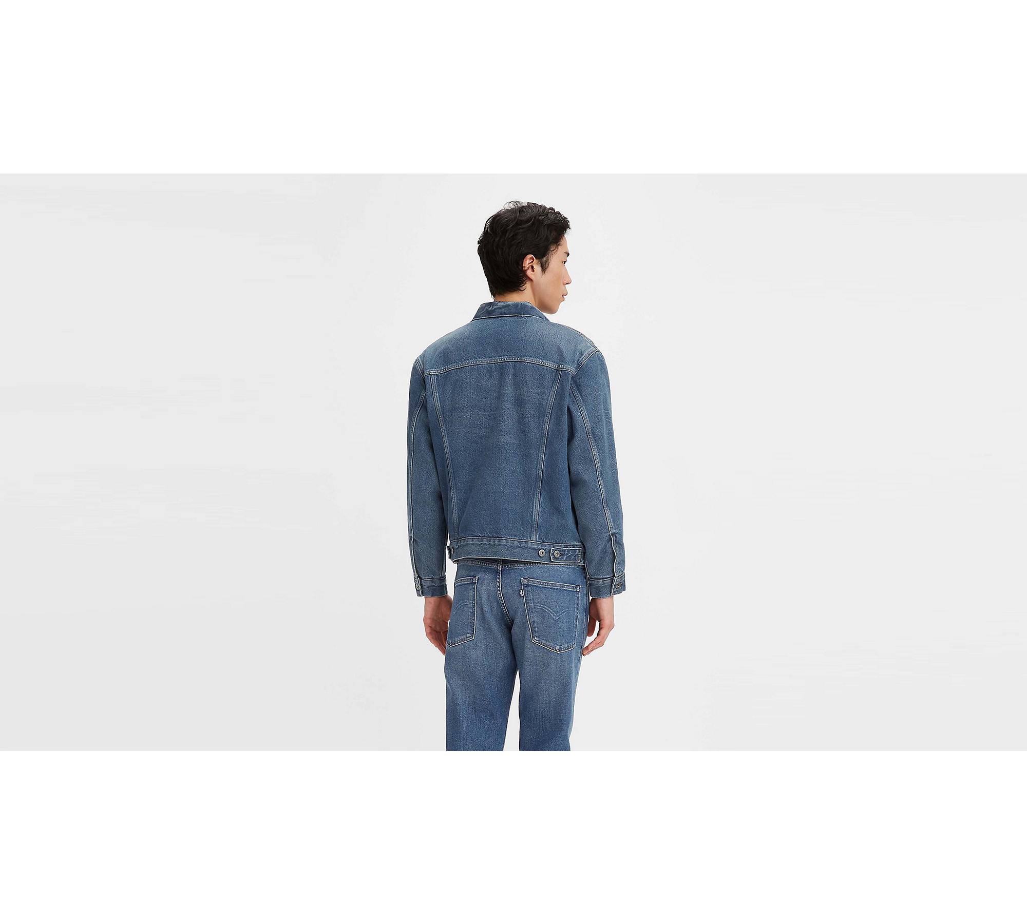 Levi's® Made & Crafted® Type Ii Worn Trucker Jacket - Blue | Levi's® SE