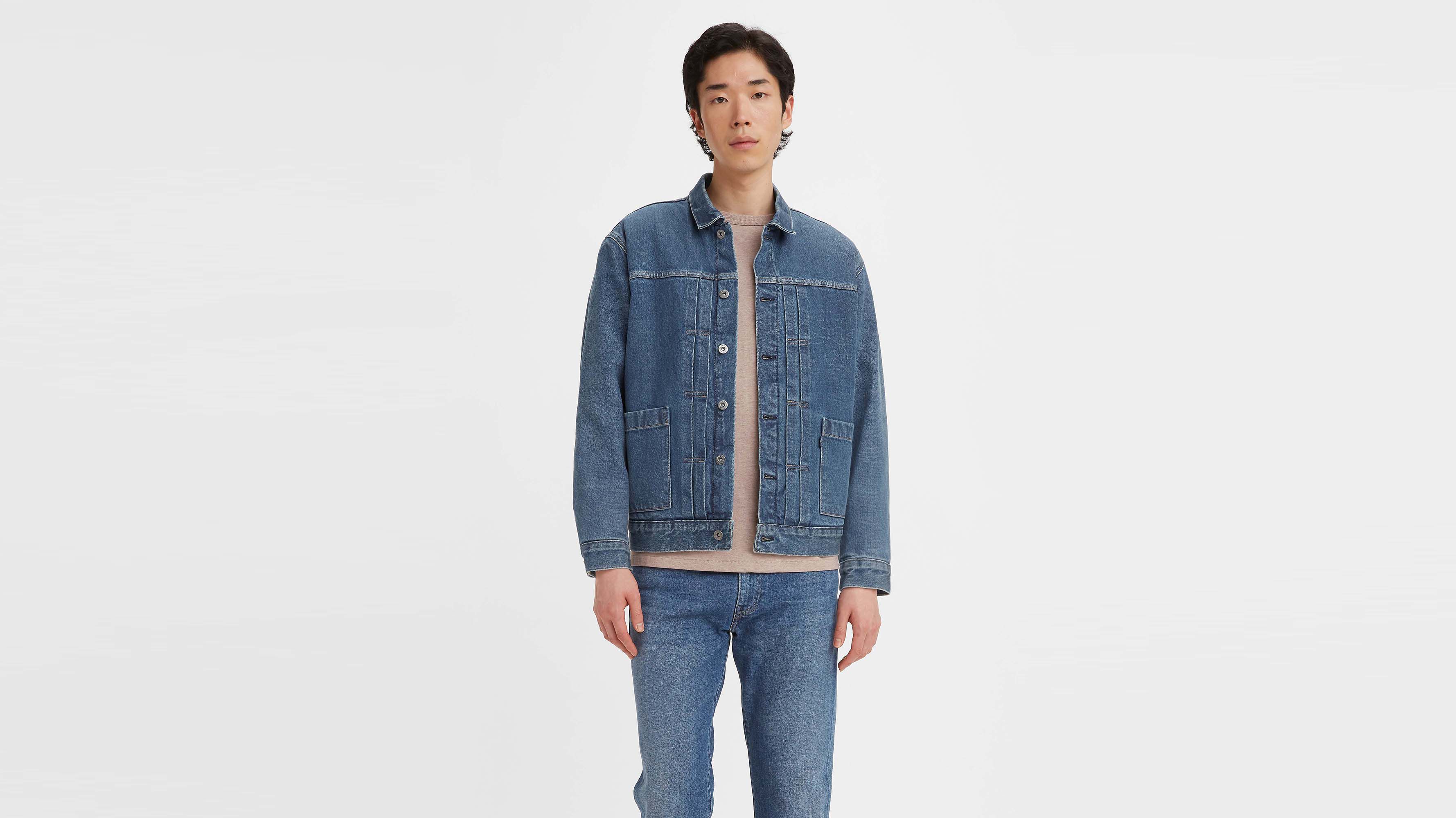 Levi's® Made & Crafted® Type Ii Worn Trucker Jacket - Blue 