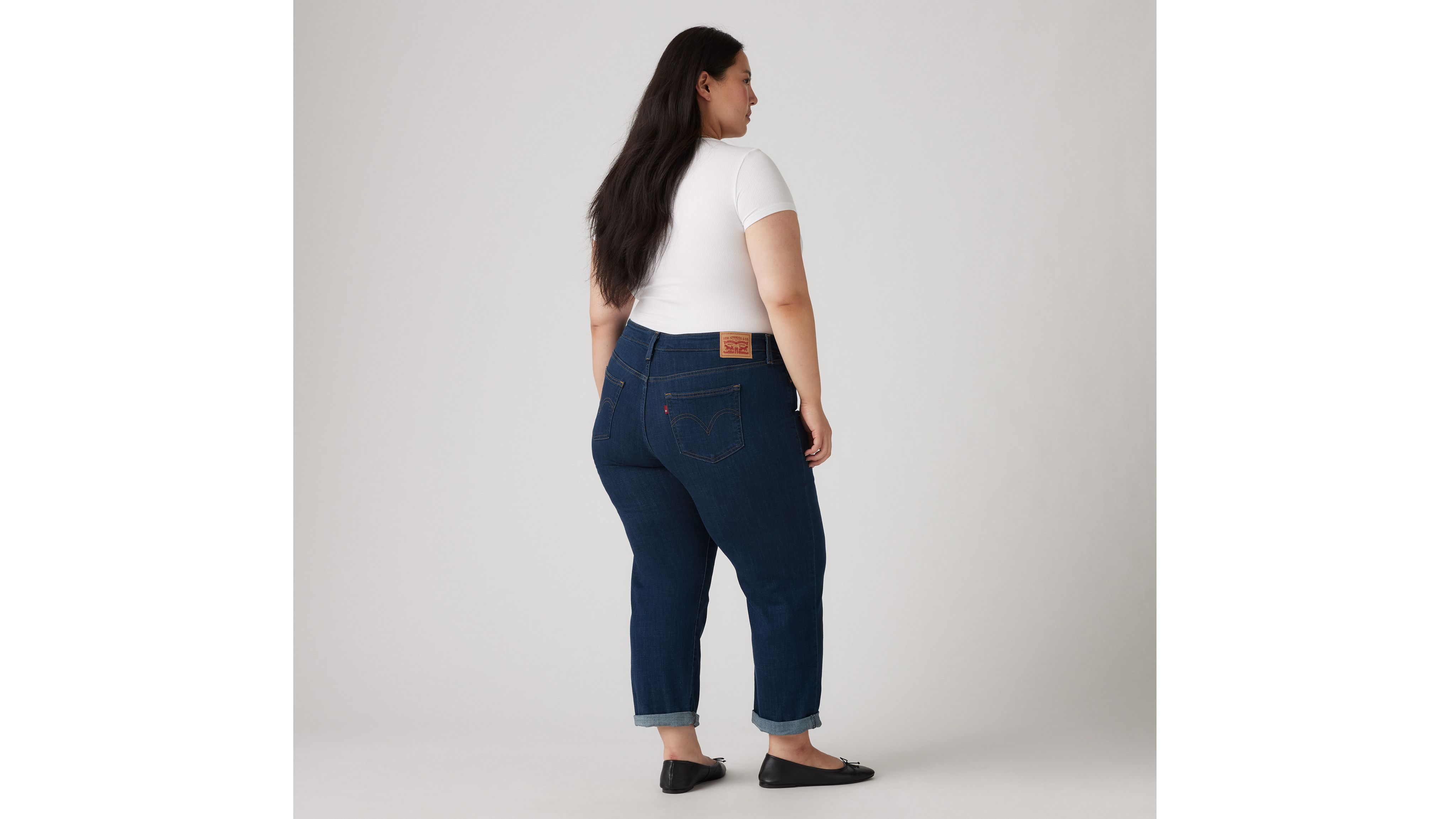 Boyfriend Women's Jeans (plus Size) - Dark Wash | Levi's® US